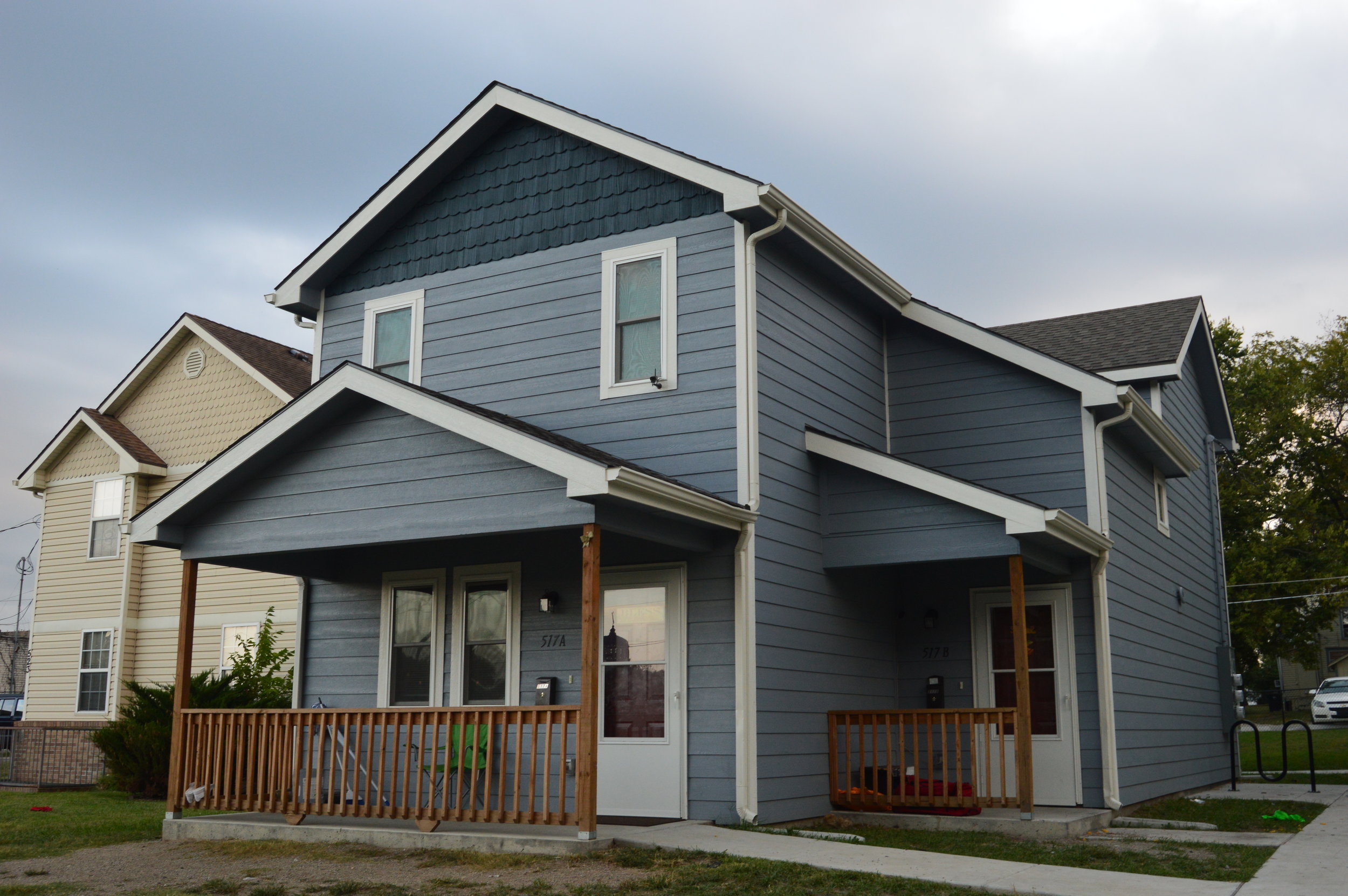 Cornerstone 517 Fillmore Duplex Client: Cornerstone of Topeka Architect: Shirley Construction Co.