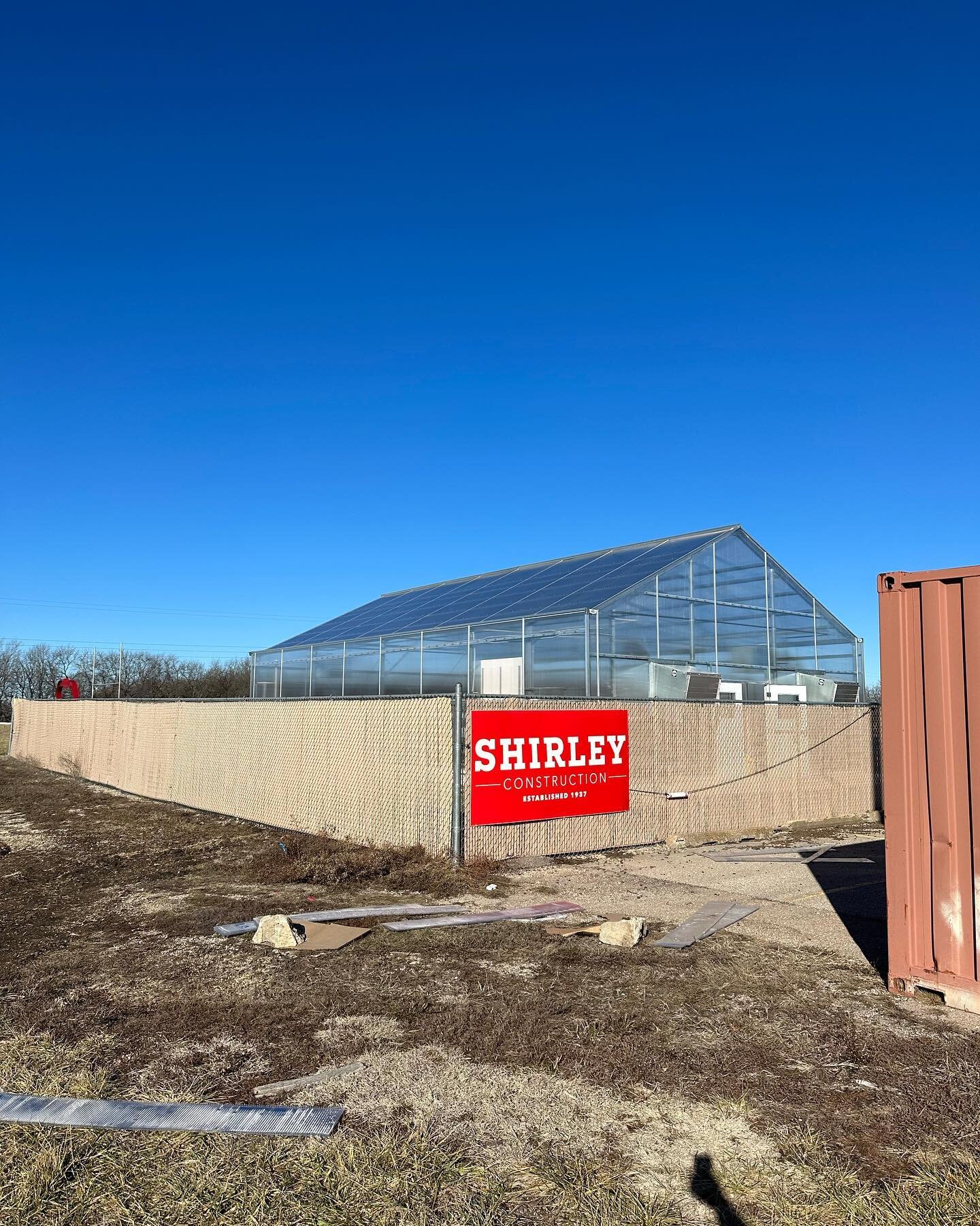 New greenhouse at Shawnee Heights High School