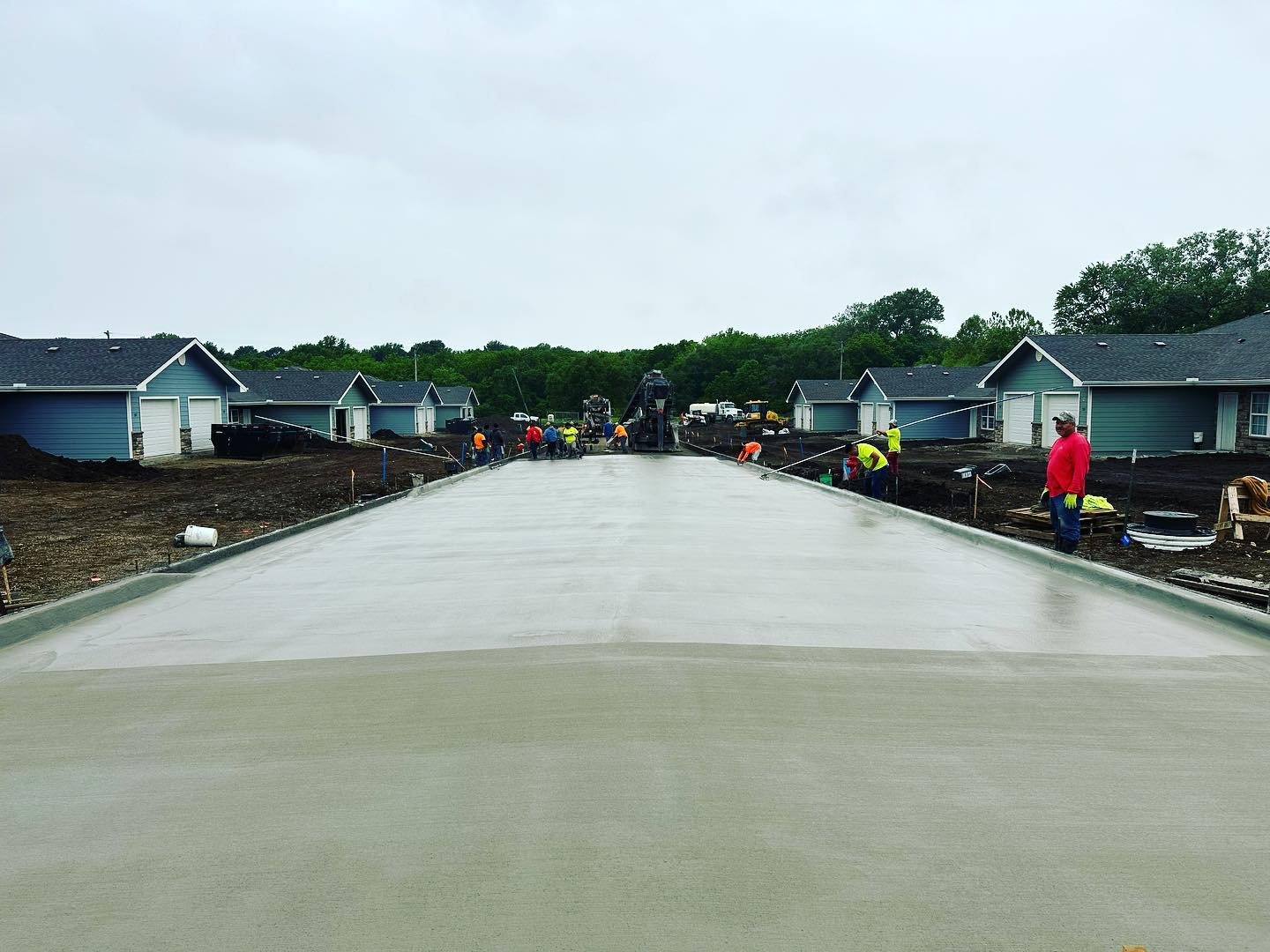 Streets are going in at the Southern Hills Senior Homes!