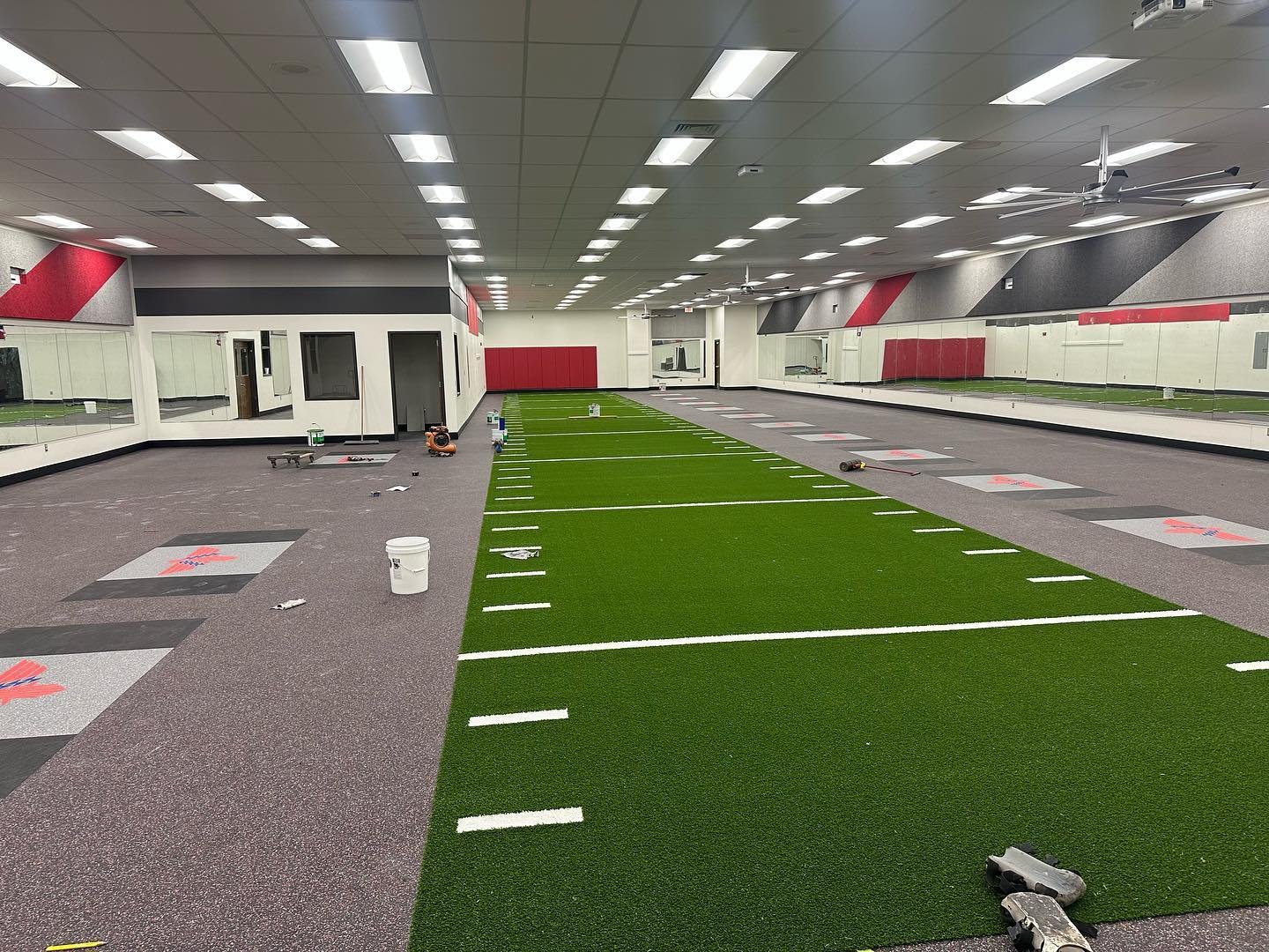 New Shawnee Heights Athletics Facility is finishing up just in time for school to start!