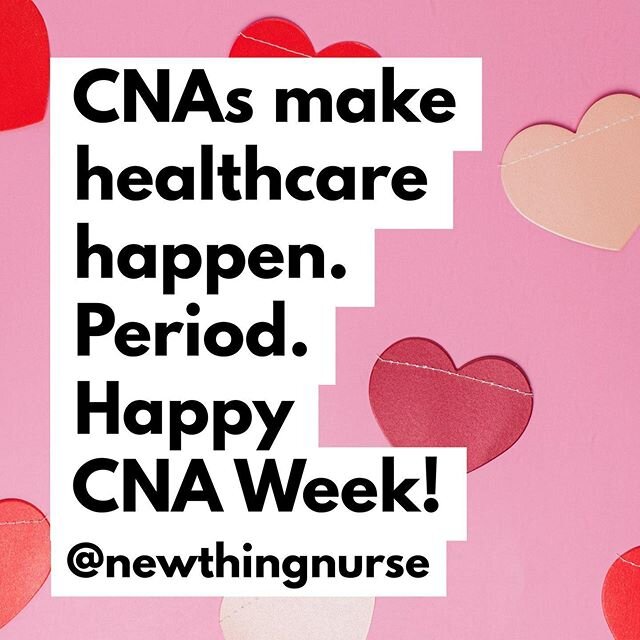 #healthcare is the ultimate team sport &amp; #cnas are the backbone of it. Today is the end of #cnaweek, but know that each of you - #cna, #nursingassistant, #patientcaretech, #patientcareassistant &amp; all your other titles - are what makes success