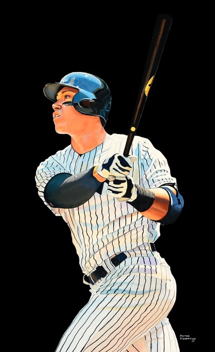 Aaron Judge 2018 (14 x 20) watercolor