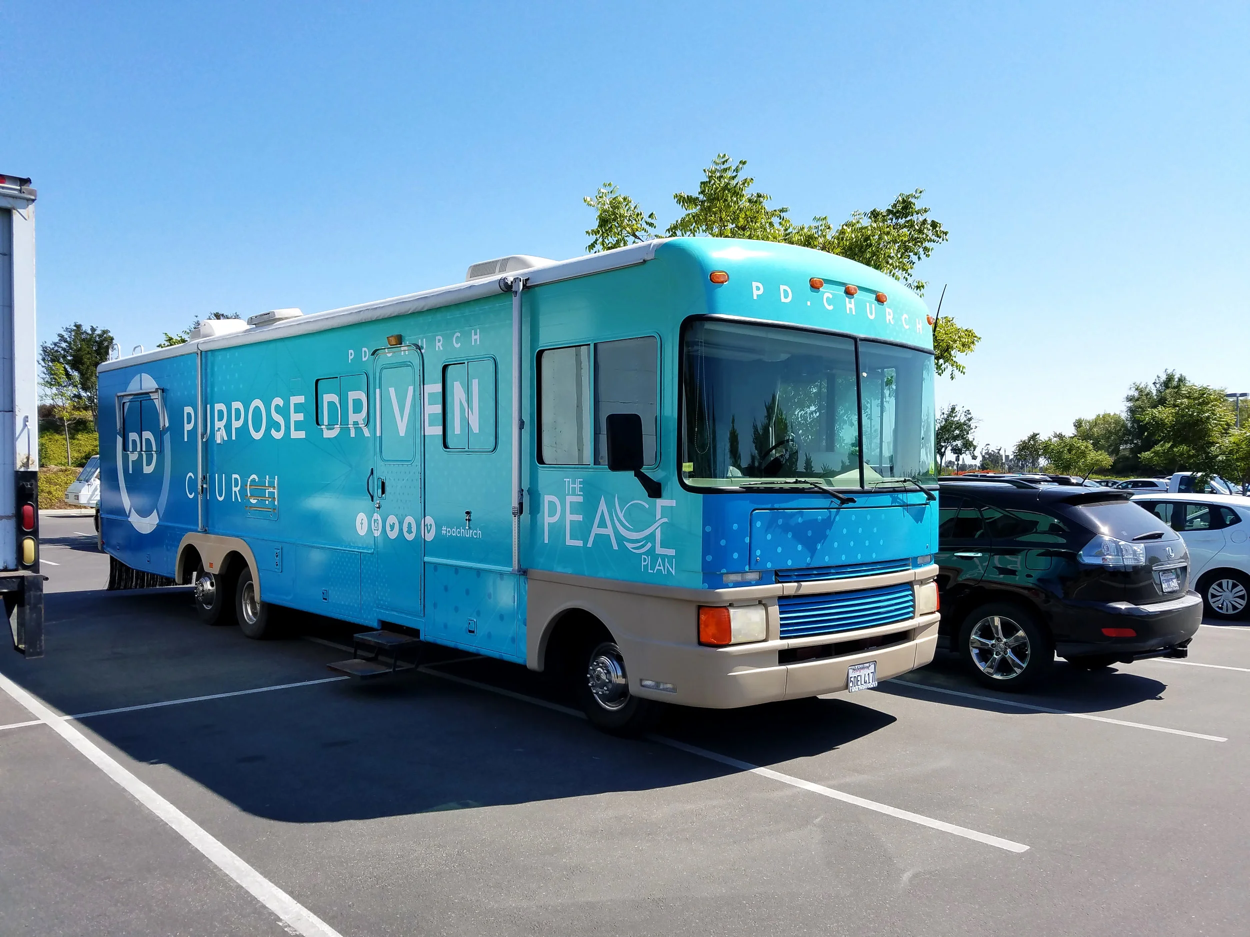 Saddleback Church Purpose Driven Trailer Wrap