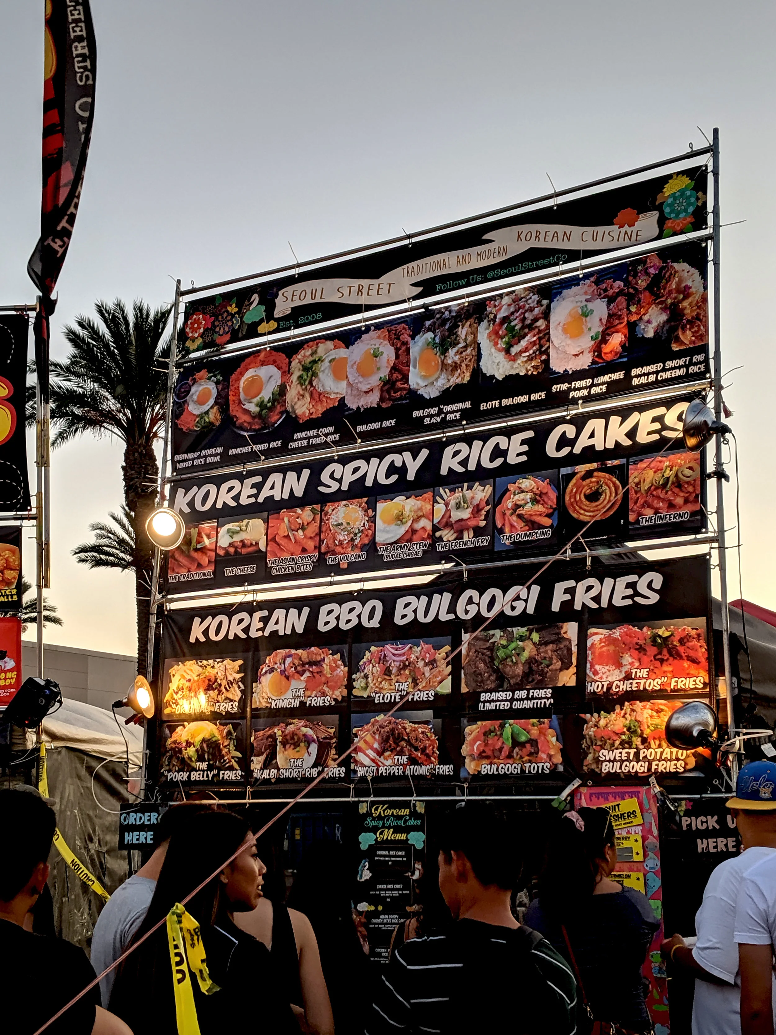 Vinyl banners for Seoul Street at 626 Night Market