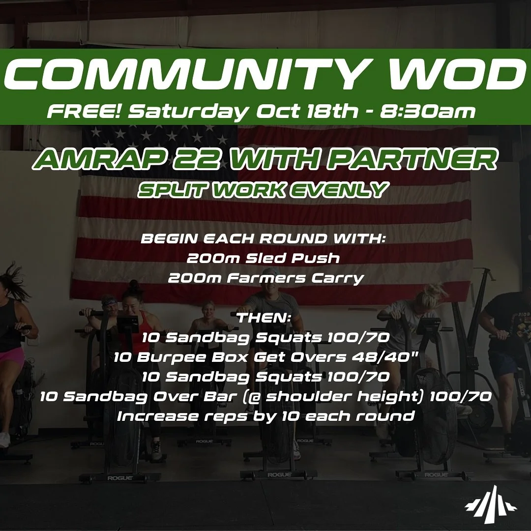 🔥 FREE COMMUNITY WORKOUT THIS SATURDAY 🔥

This workout is completely free and open to everyone &mdash; whether you&rsquo;re brand new to fitness, or have been training for years, this one&rsquo;s for you. Bring your friends, family, or just yoursel