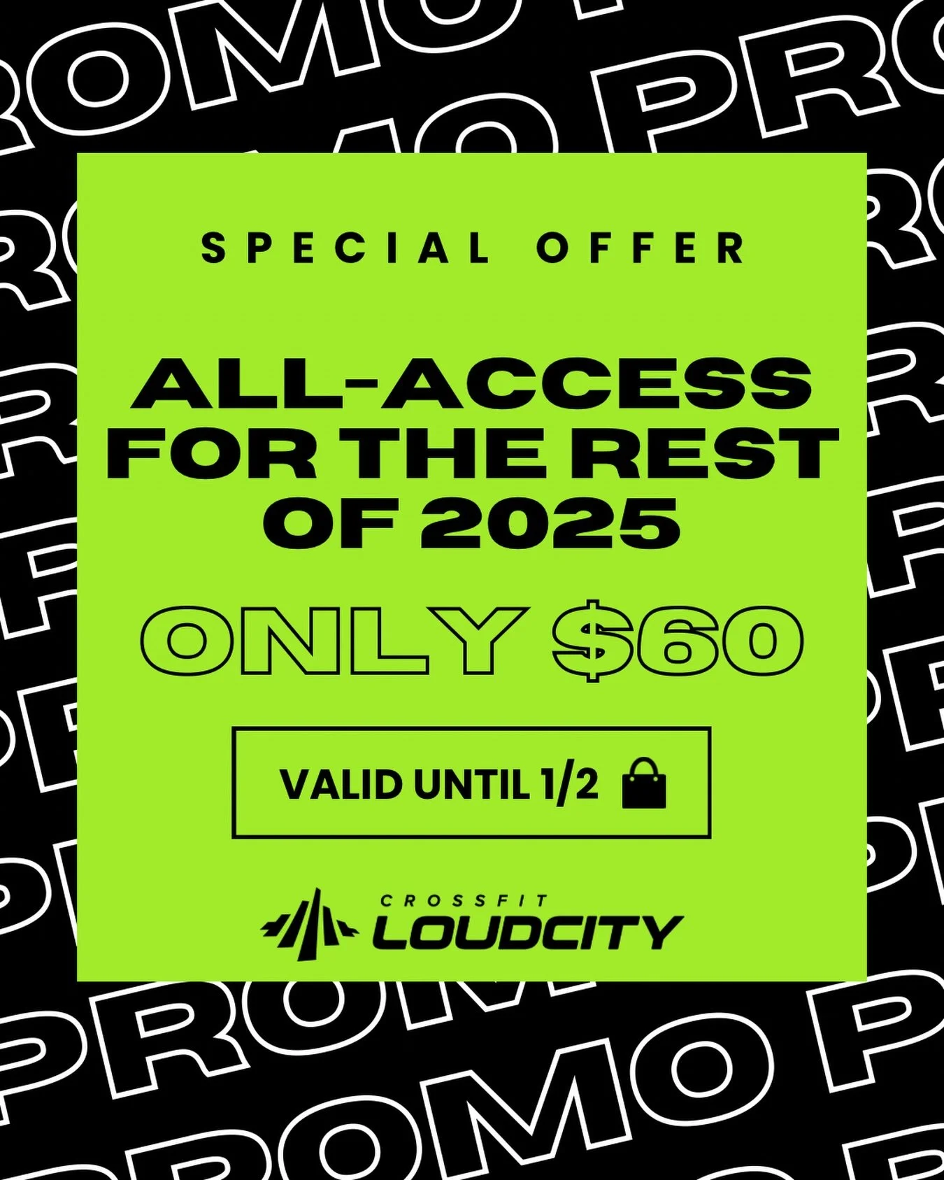 ‼️ 2025 isn&rsquo;t over &mdash; and neither are your goals. Get the rest of the year for just $60, and finish stronger than you started. Let&rsquo;s go! 🔥
.
.
.
#crossfitloudcity #loudcity #getloud #loudcityfitness #edmond #edmondoklahoma #crossfit