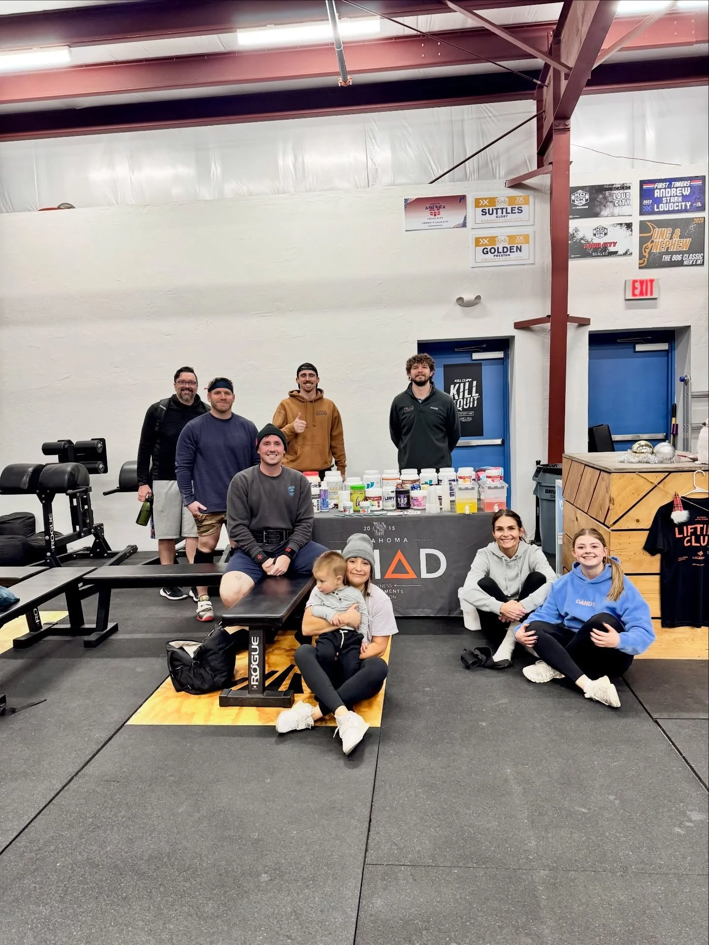 Huge shoutout to Triad for stopping by our morning + evening classes today! 🙌🏽💪🏽 Thanks for supporting our community, and helping us crush our training!