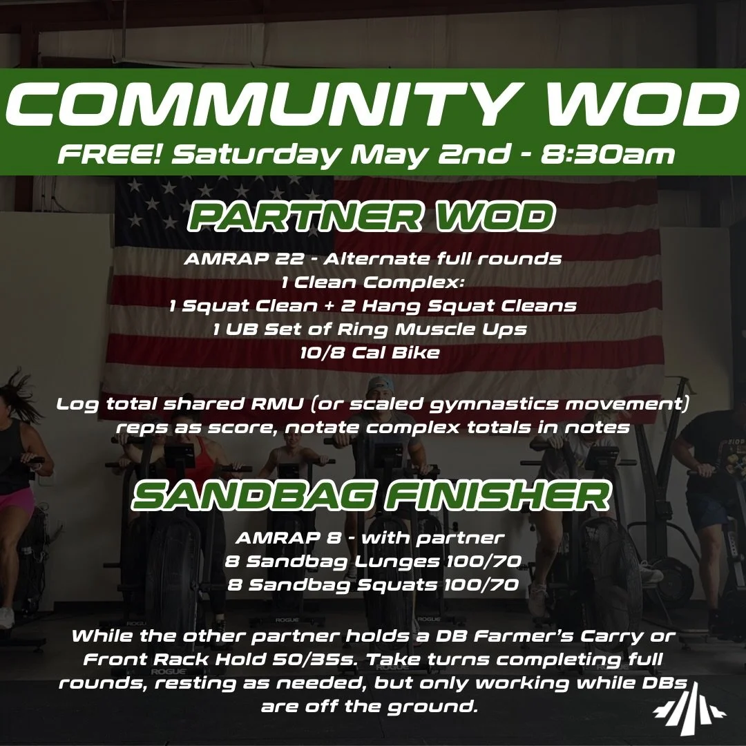 Saturday plans = handled. 🤝🔥
FREE Community WOD tomorrow at 8:30am&mdash; Let&rsquo;s put in work, have some fun, and finish strong together 💪🏽

#crossfit #crossfitloudcity #loudcity #community #edmondgym