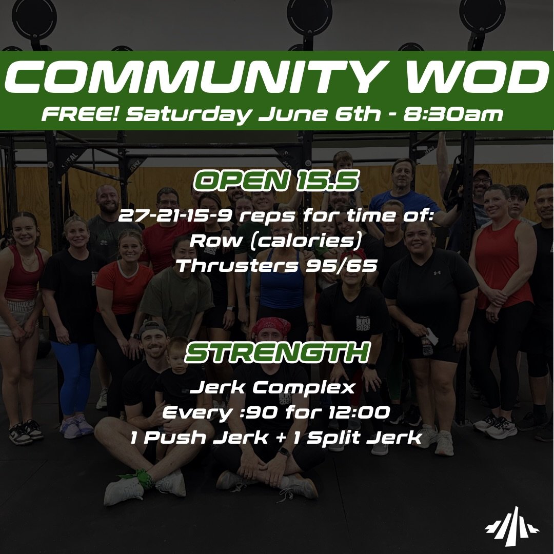 FREE Community Workout tomorrow! 🎉

📅 Saturday, June 6th
⏰ 8:30am

No experience needed. Just show up ready to move, have fun, and meet some awesome people. We&rsquo;ll take care of the rest.

Tag a friend who&rsquo;s joining you! 👇 Link to drop i