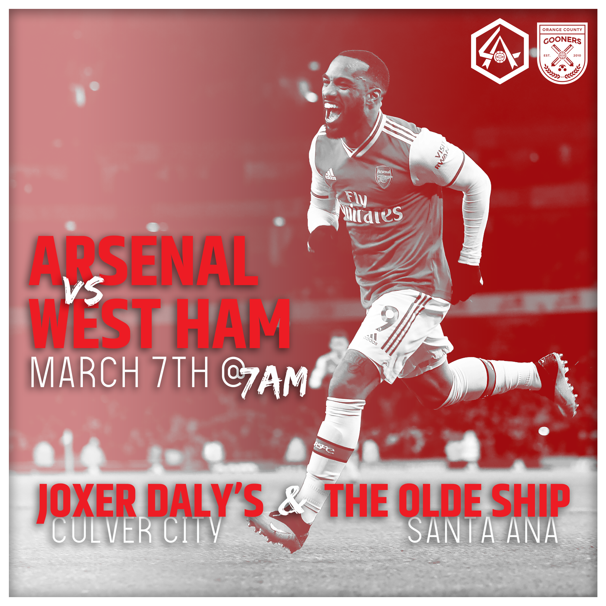 Arsenal V West Ham United ( Premire League )