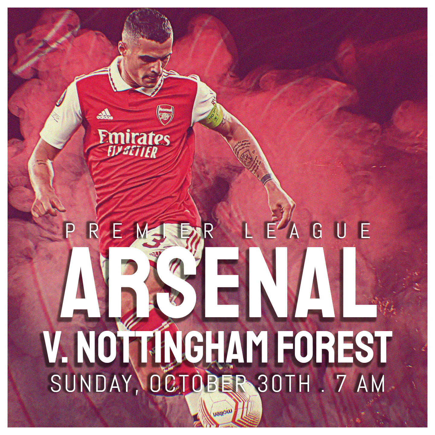 Arsenal V Nottingham Forest Football Club