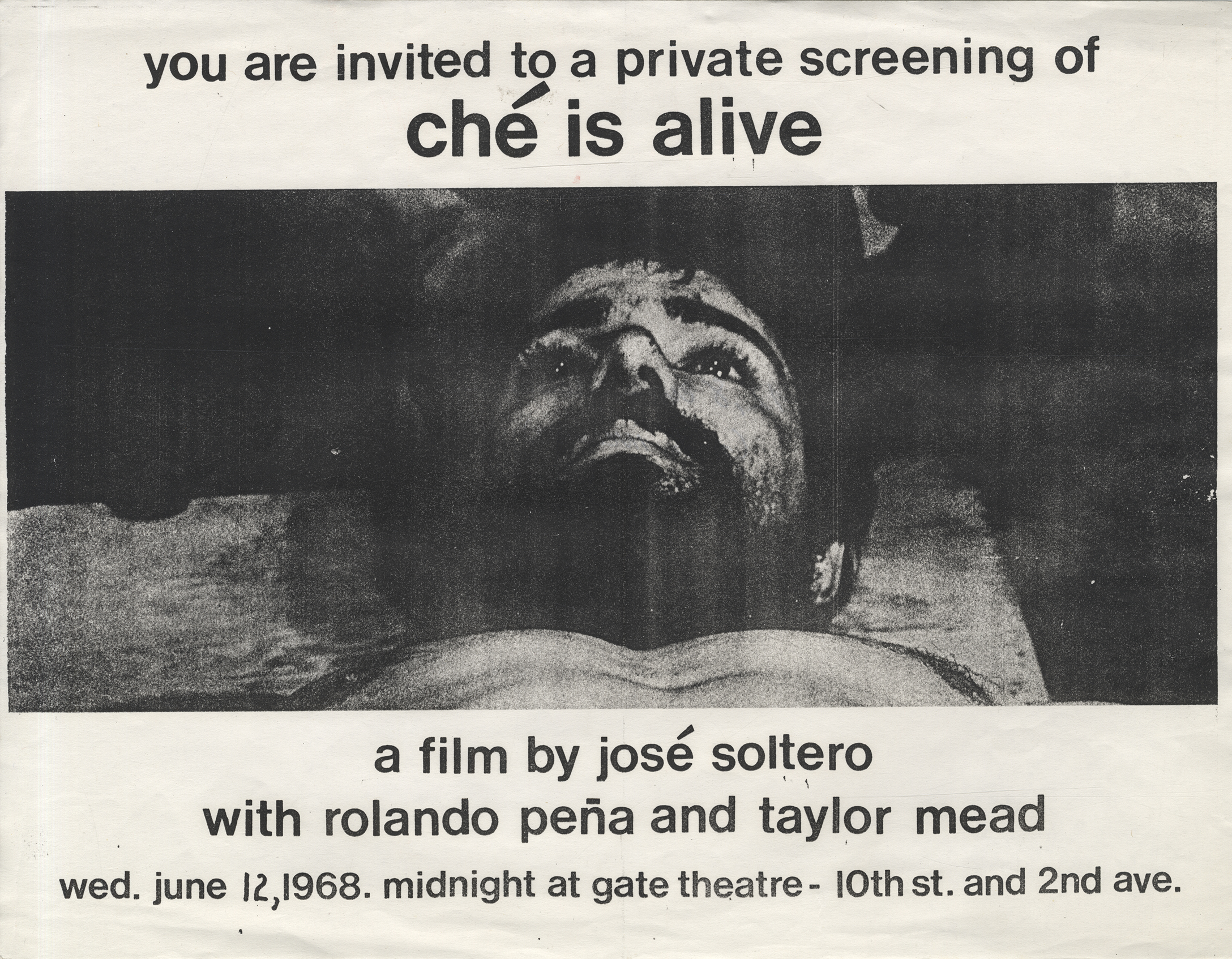  Jos. Rodriguez Soltero,  poster for Dialogue with Che  (1968) 