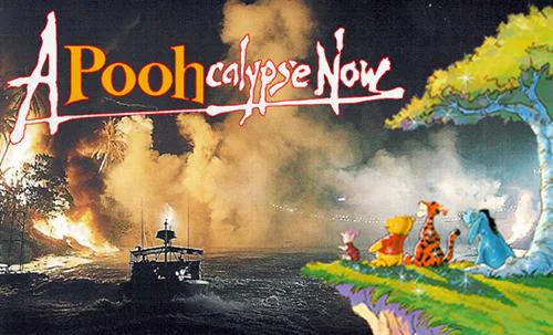Still from Apoohcalypse Now , Artemio, 2002.