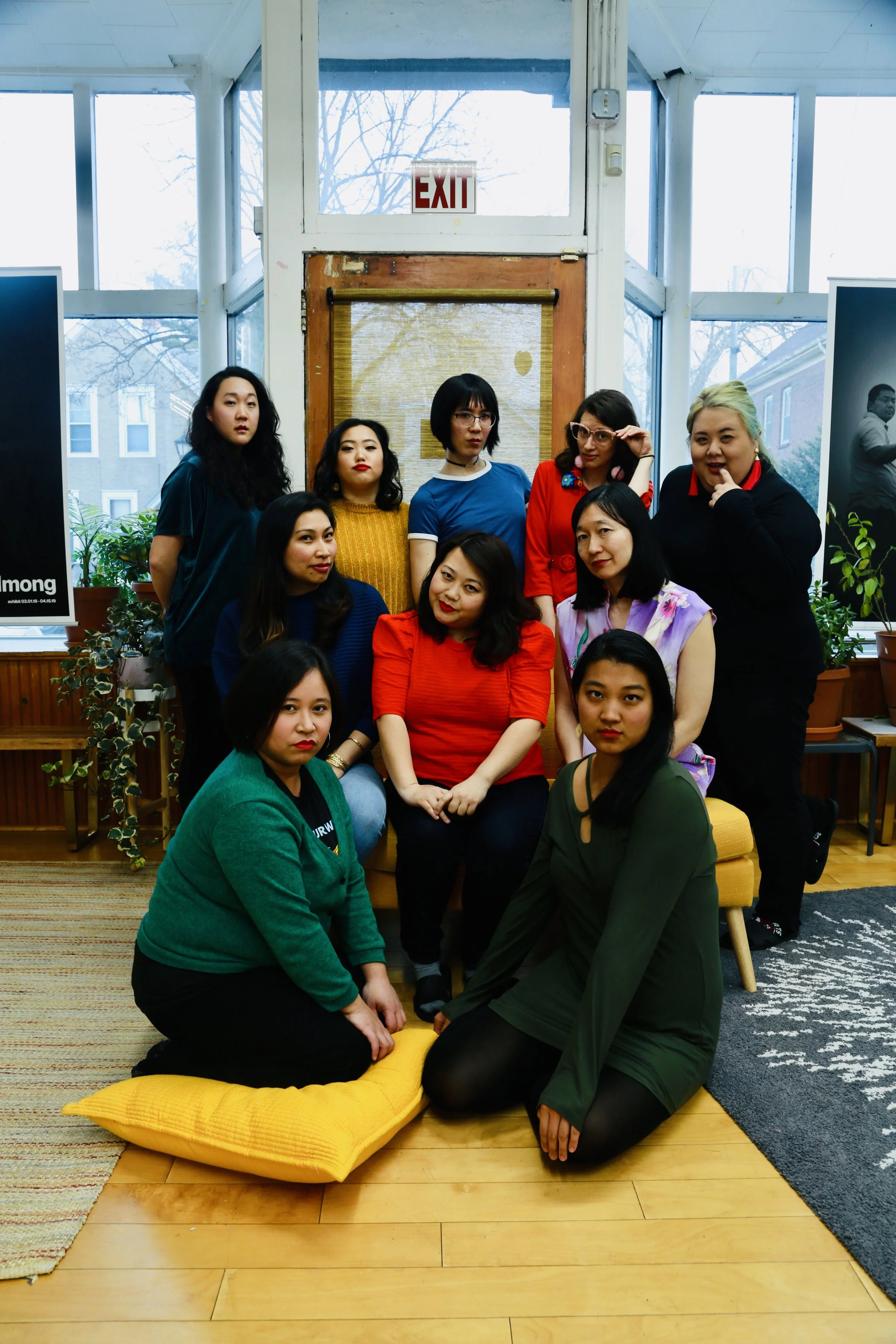 PHOTO COURTESY OF KAZUA MELISSA VANG Pictured Top L to R: Naomi Ko, Ntsuab Yang, Marina Kittaka, Monika Hetzler, Kazua Melissa Vang. Middle L to R: Saymoukda Duangphouxay Vongsay, May Lee-Yang, Patti Kameya. Bottom L to R: May Esperanza Losloso, Lynn Hu. Not pictured: Nicole Ektnitphong
