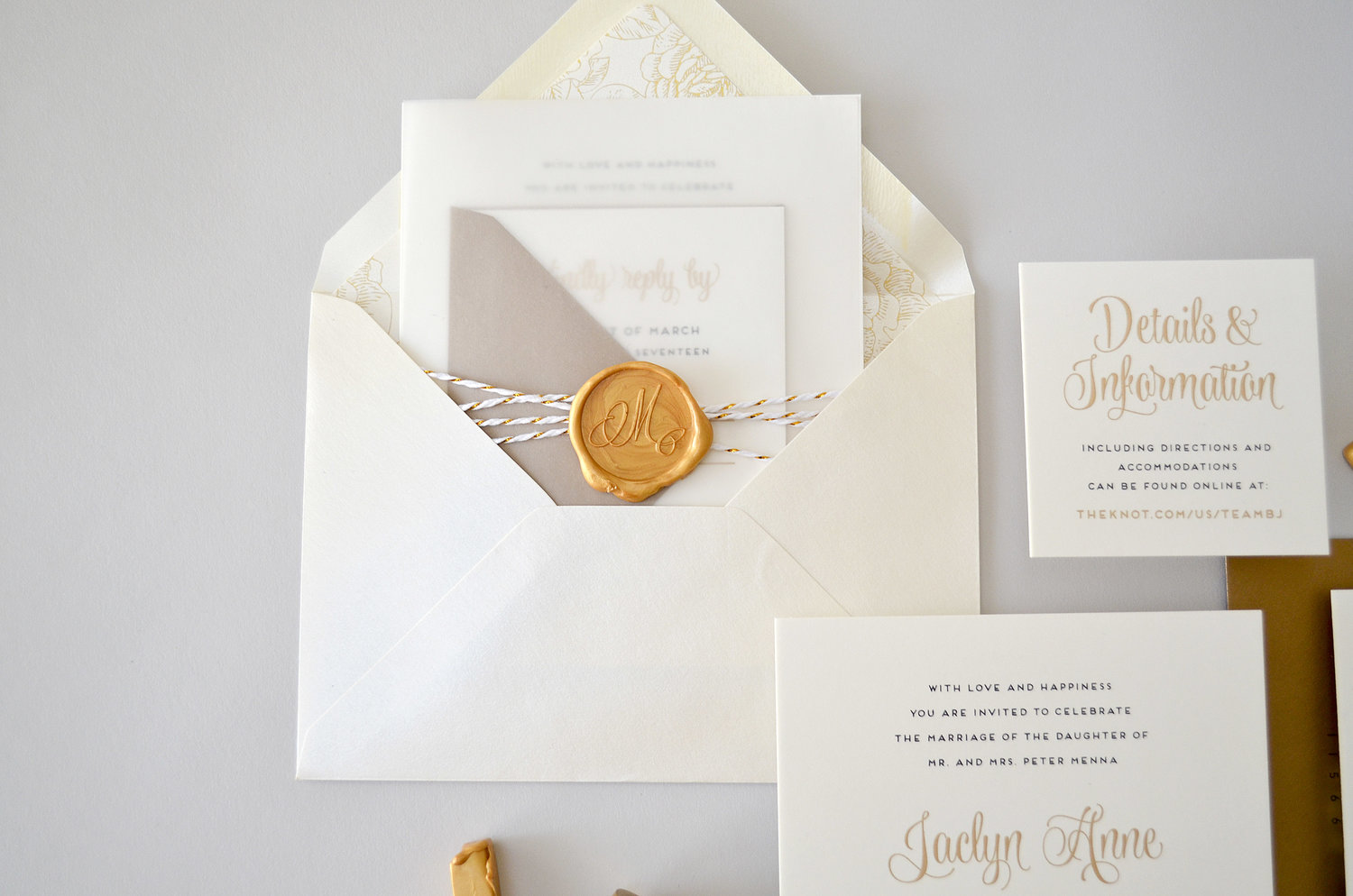 The Paper Guide — Sincerely Jackie Long Island Wedding Invitations
