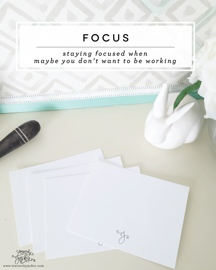 Paper Cuts: Staying Focused. Or Not.