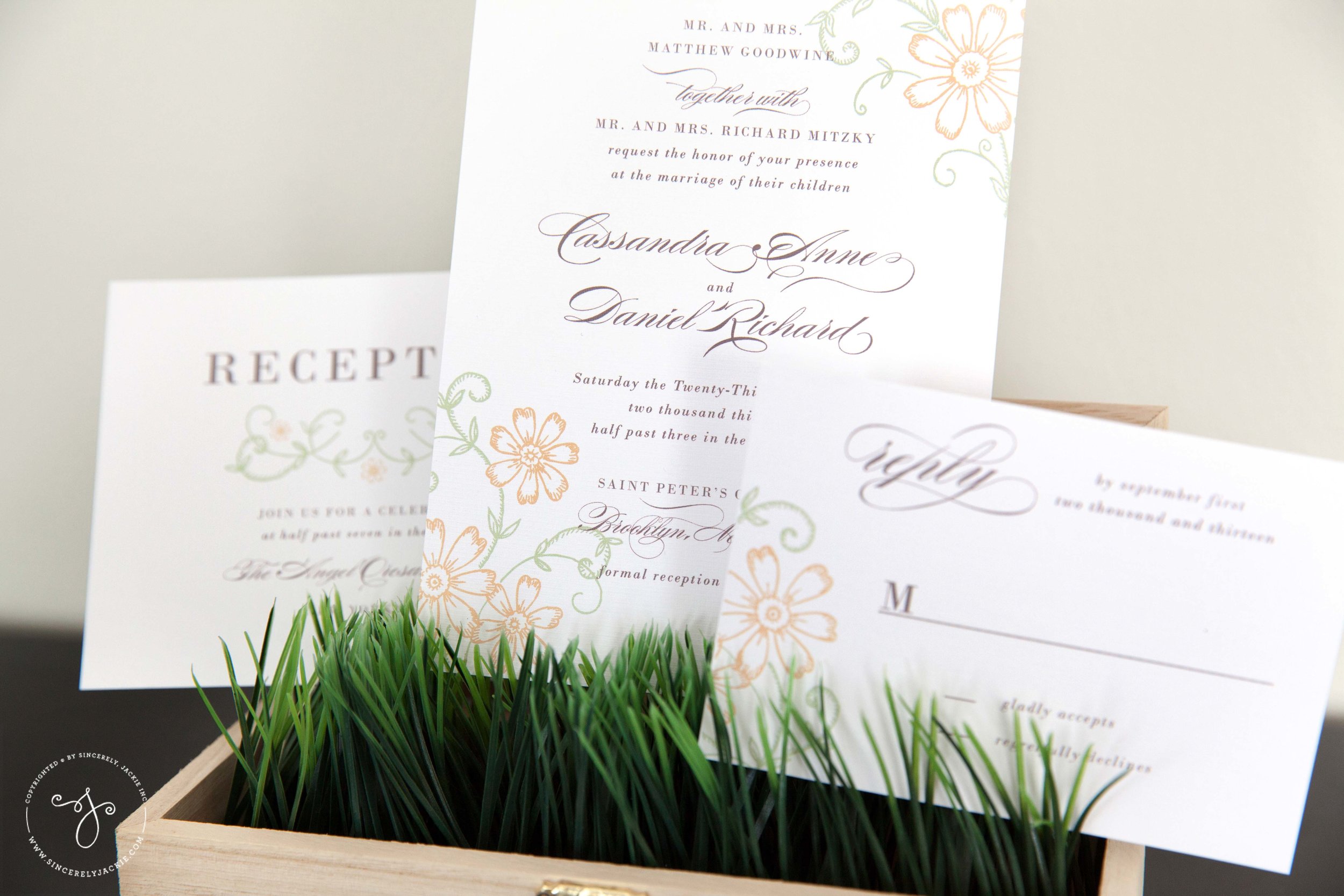 The Paper Guide — Sincerely Jackie Long Island Wedding Invitations