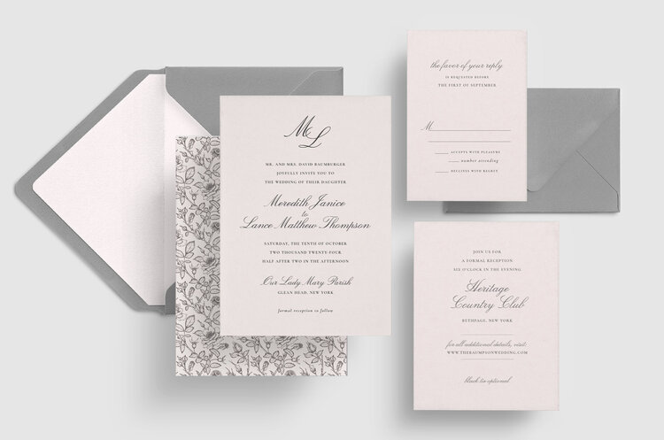 The Paper Guide — Sincerely Jackie Long Island Wedding Invitations