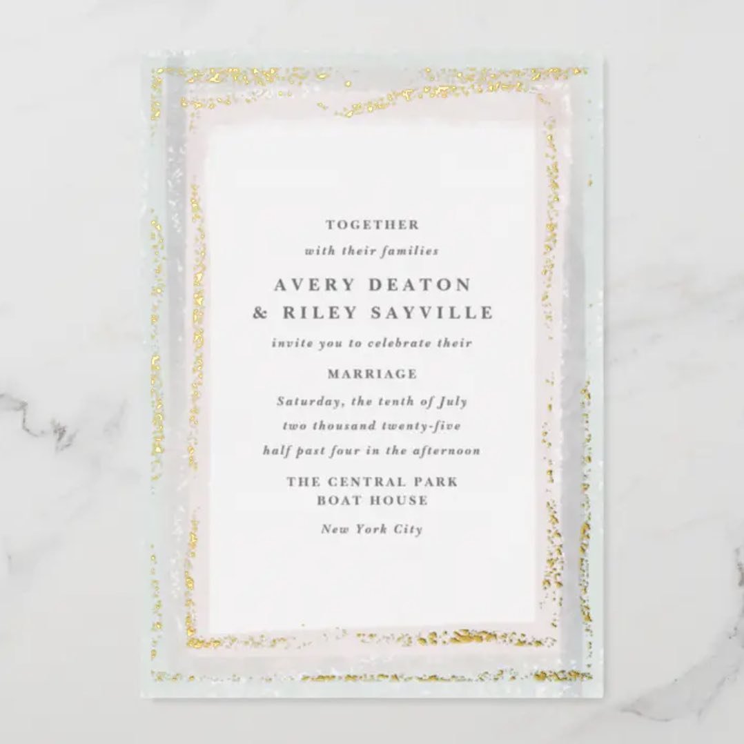 50% OFF 🎉 All of my SJ wedding invitations and save the date designs are FIFTY PERCENT OFF on Zazzle right now. That. Is. Bonkers! And it&rsquo;s why I love having designs available through Zazzle - their sales are phenomenal, and make ✨ real ✨ foil