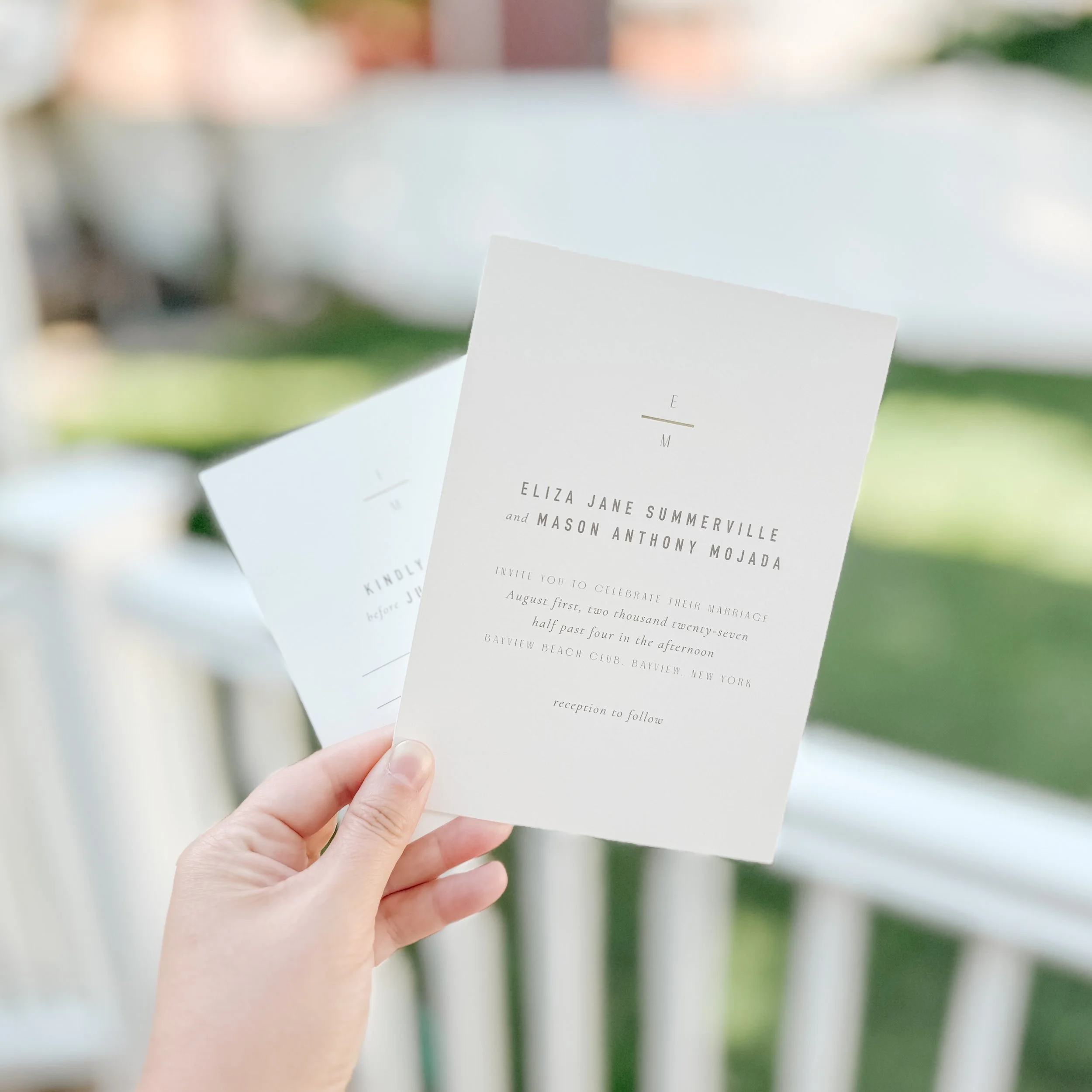 My &ldquo;Minimal Monogram&rdquo; wedding invitation design is available on @minted. I may be (mostly) retired from the custom invitation industry, but I still love designing wedding invitations and stationery. Especially with touches of gold foil an