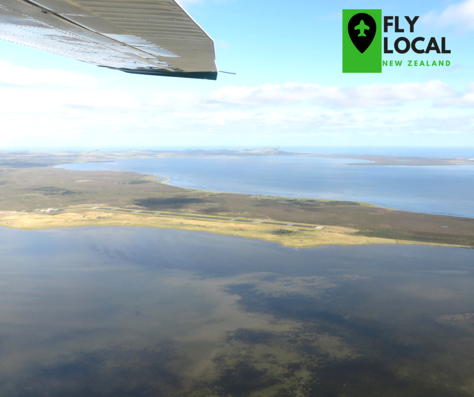 Approaching Chatham Island Airport
