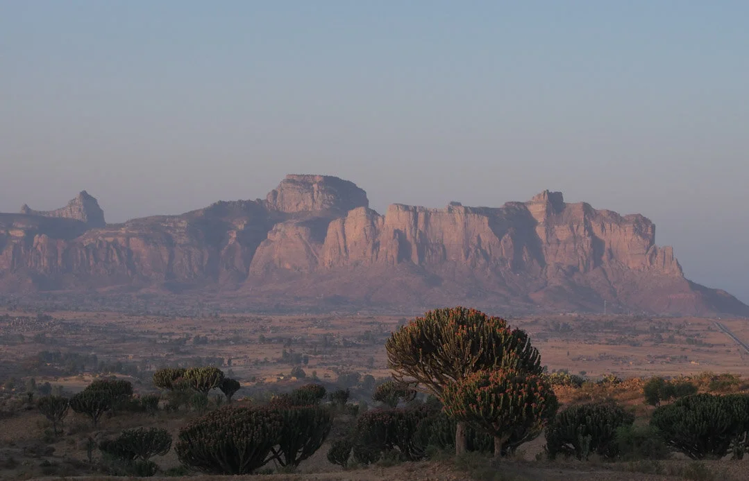 Memories from Tigray, Ethiopia. I climbed a cliff to visit a church, hidden in a cave. The landscape is dotted with hidden relics of immense cultural and religeous significance to the amazing people who live here. So sad to hear they are descending i