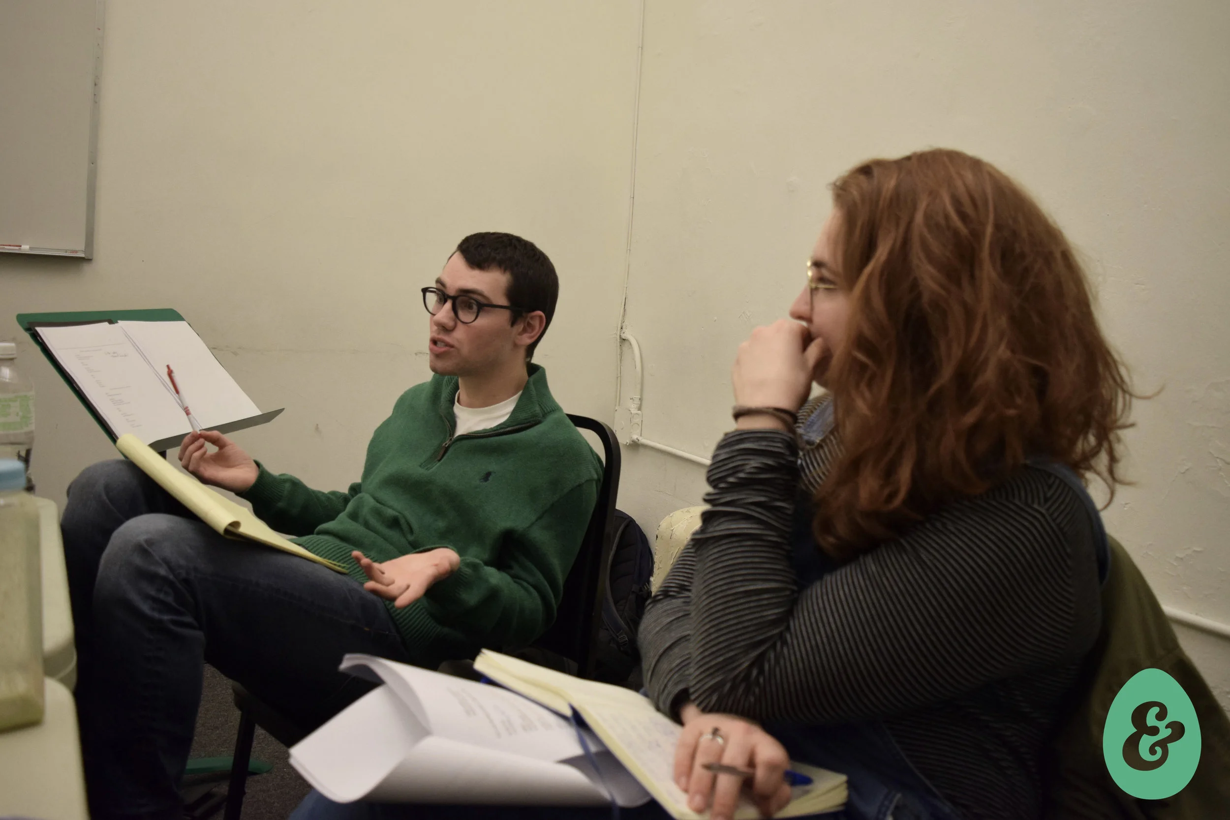  Director Liam Lonegan &amp; Playwright Jess Honovich 