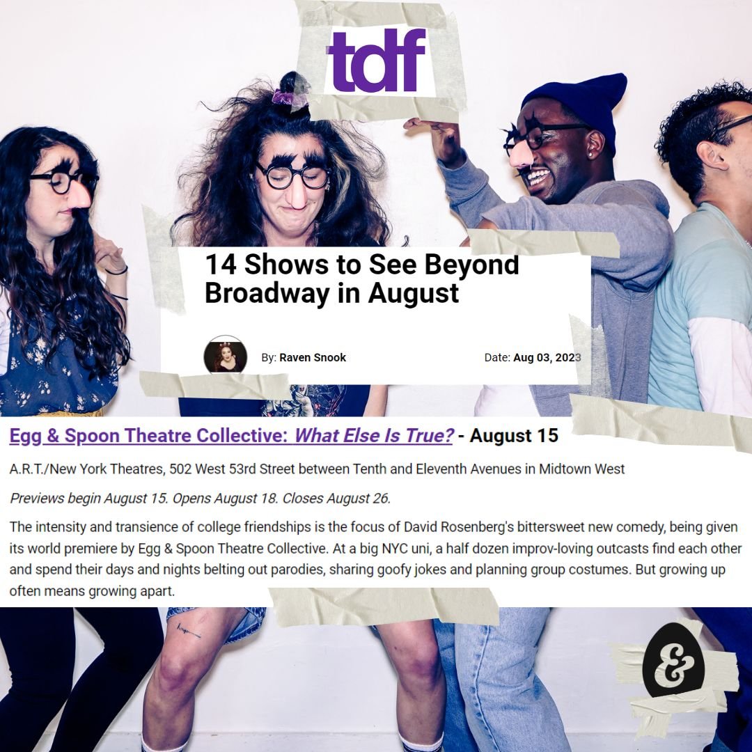TDF - 14 Shows to See Beyond Broadway in August