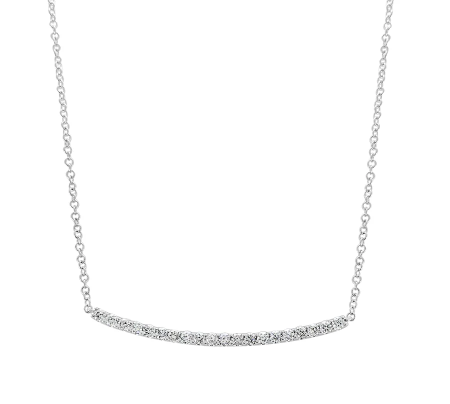 Diamond bar necklace - $899