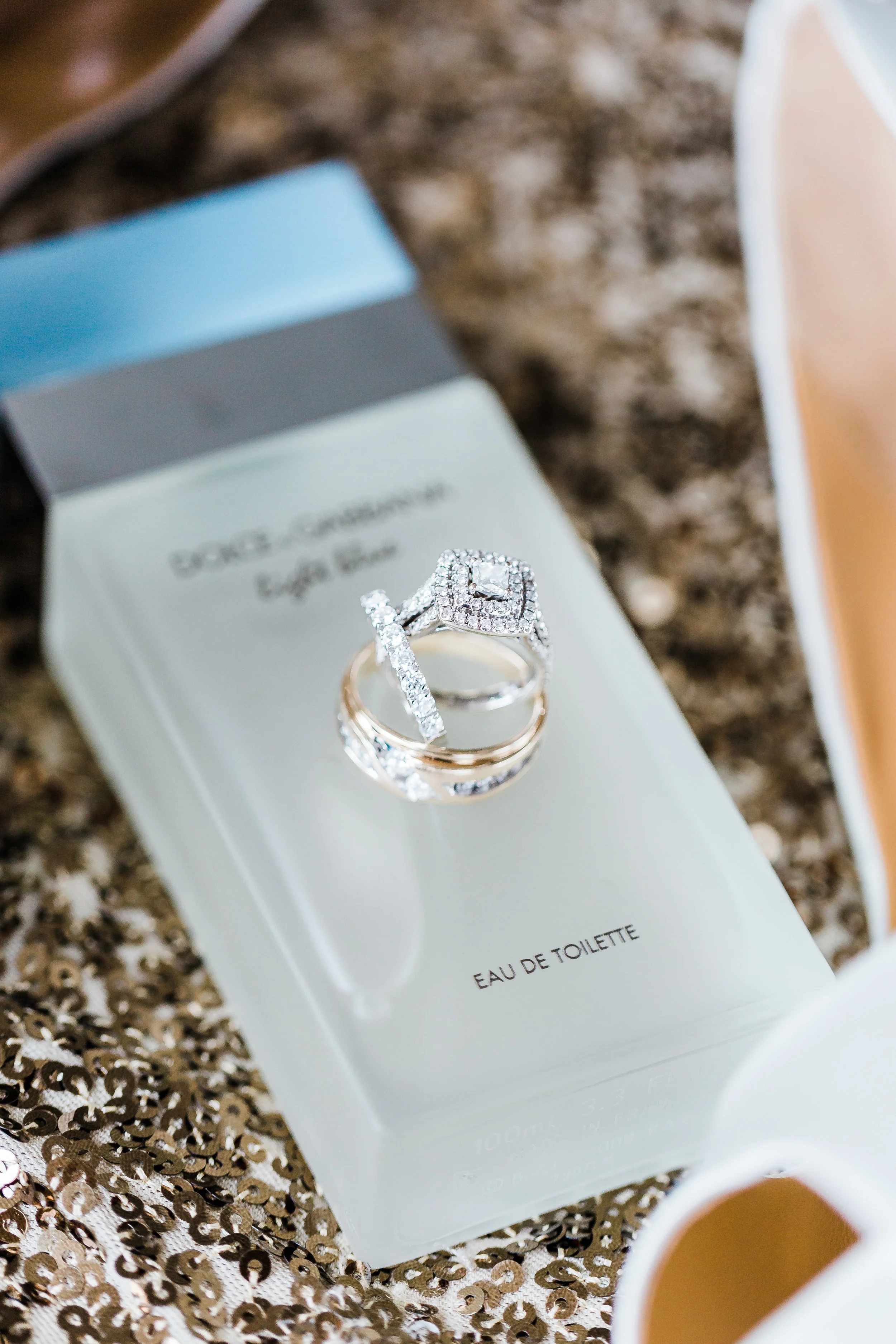 perfume and wedding rings maryland wedding photographer
