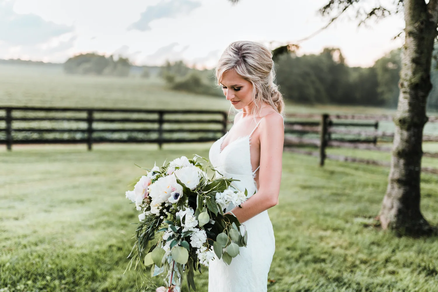 natural wedding colors - rustic wedding venues in maryland - romantic hairstyles for bride