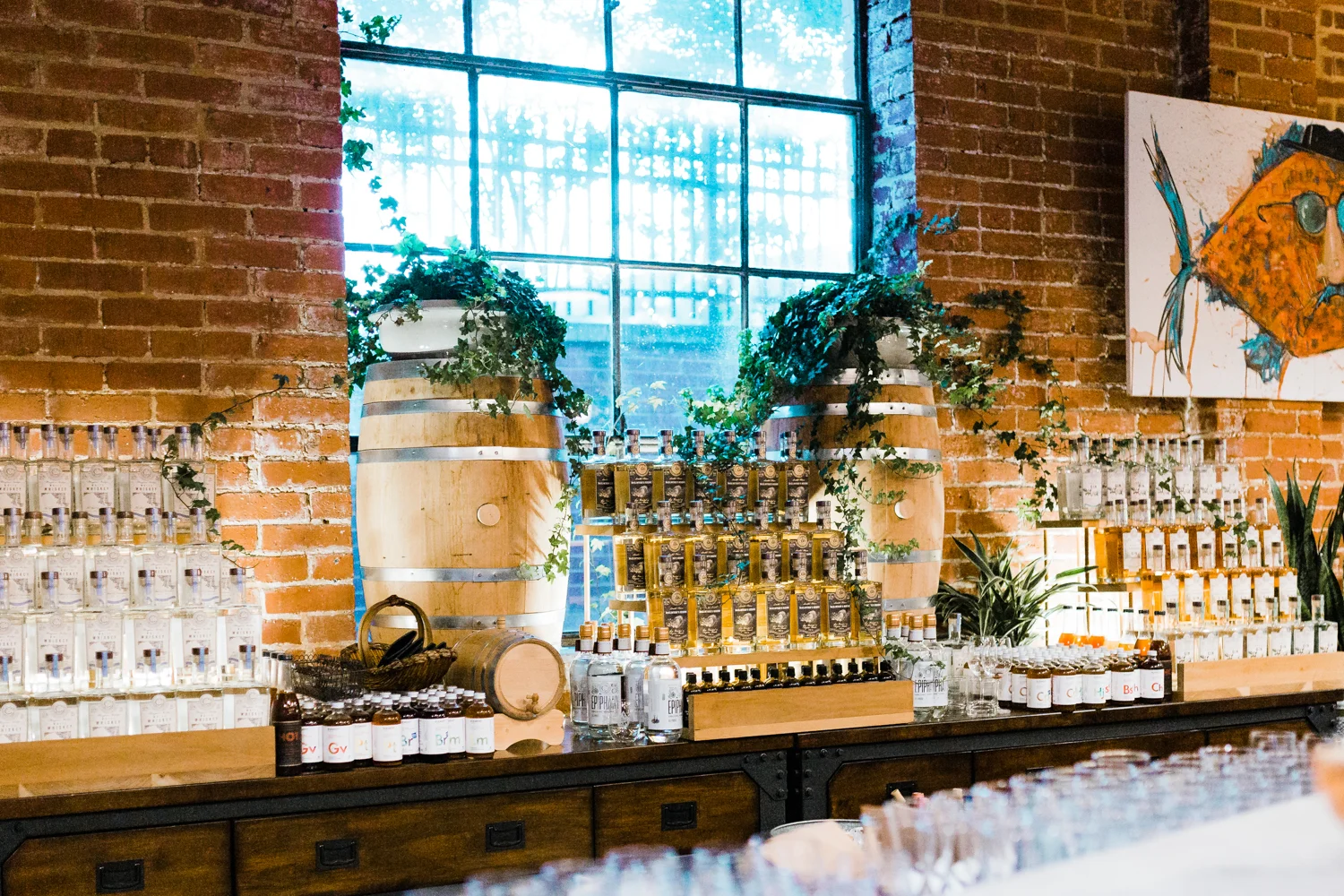 McClintock distilling liquor bottles - top husband and wife photography business in MD