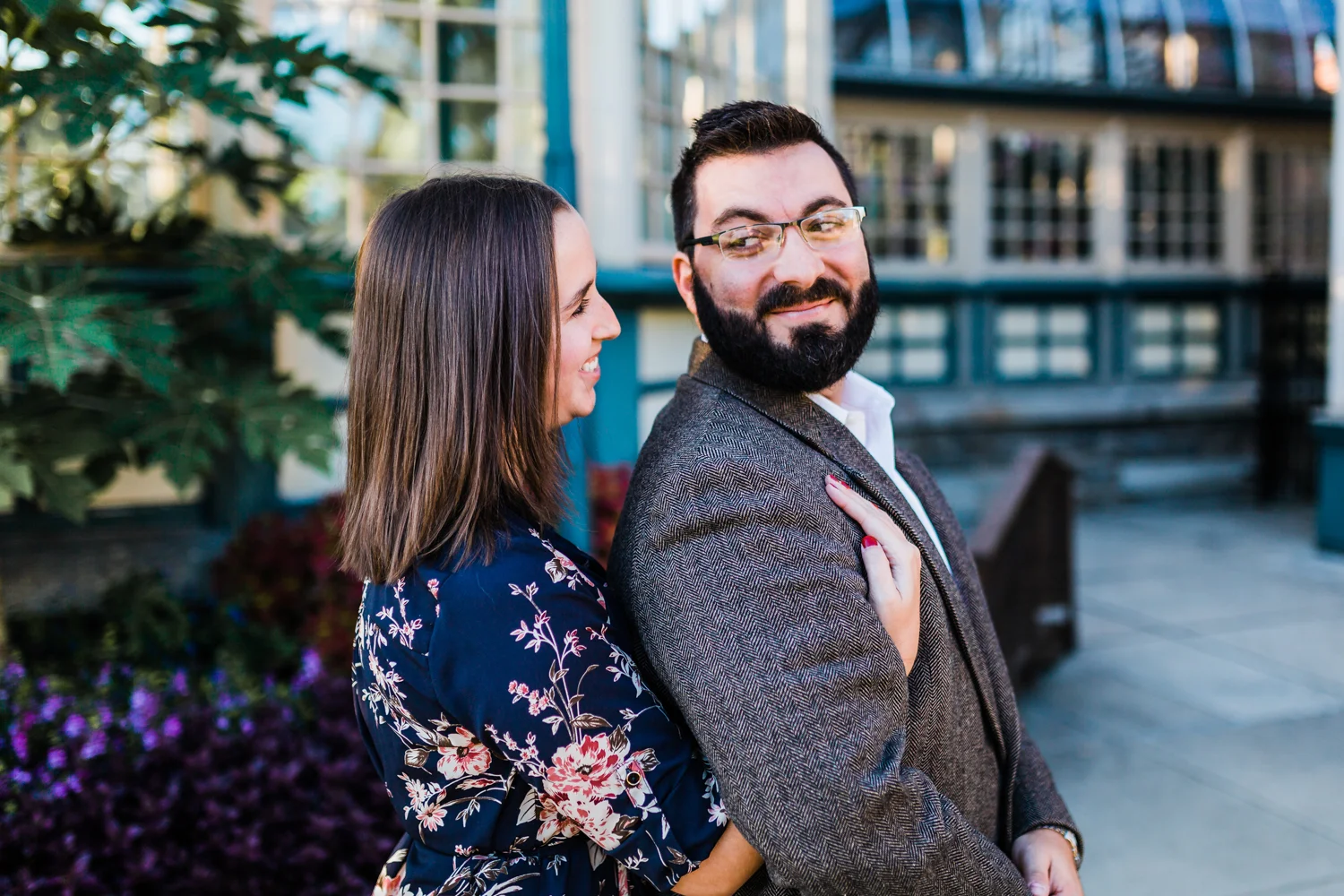 romantic engagement session in Baltimore MD - candid photographer in Maryland