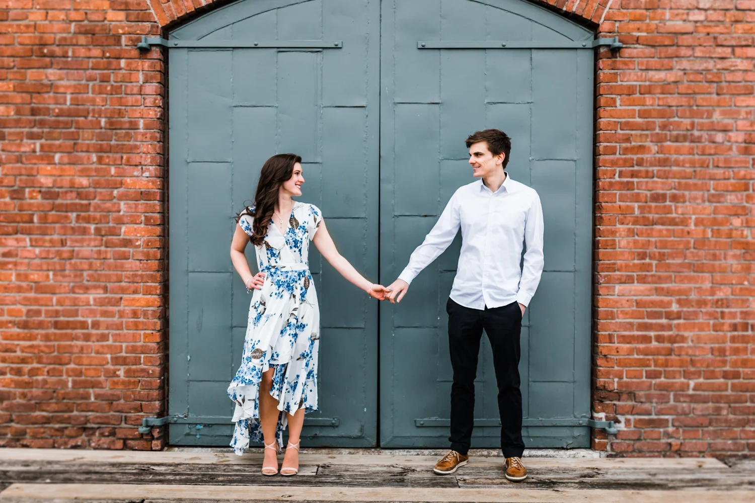 best spots in Fells Point for engagement photos - MD photo video husband and wife team