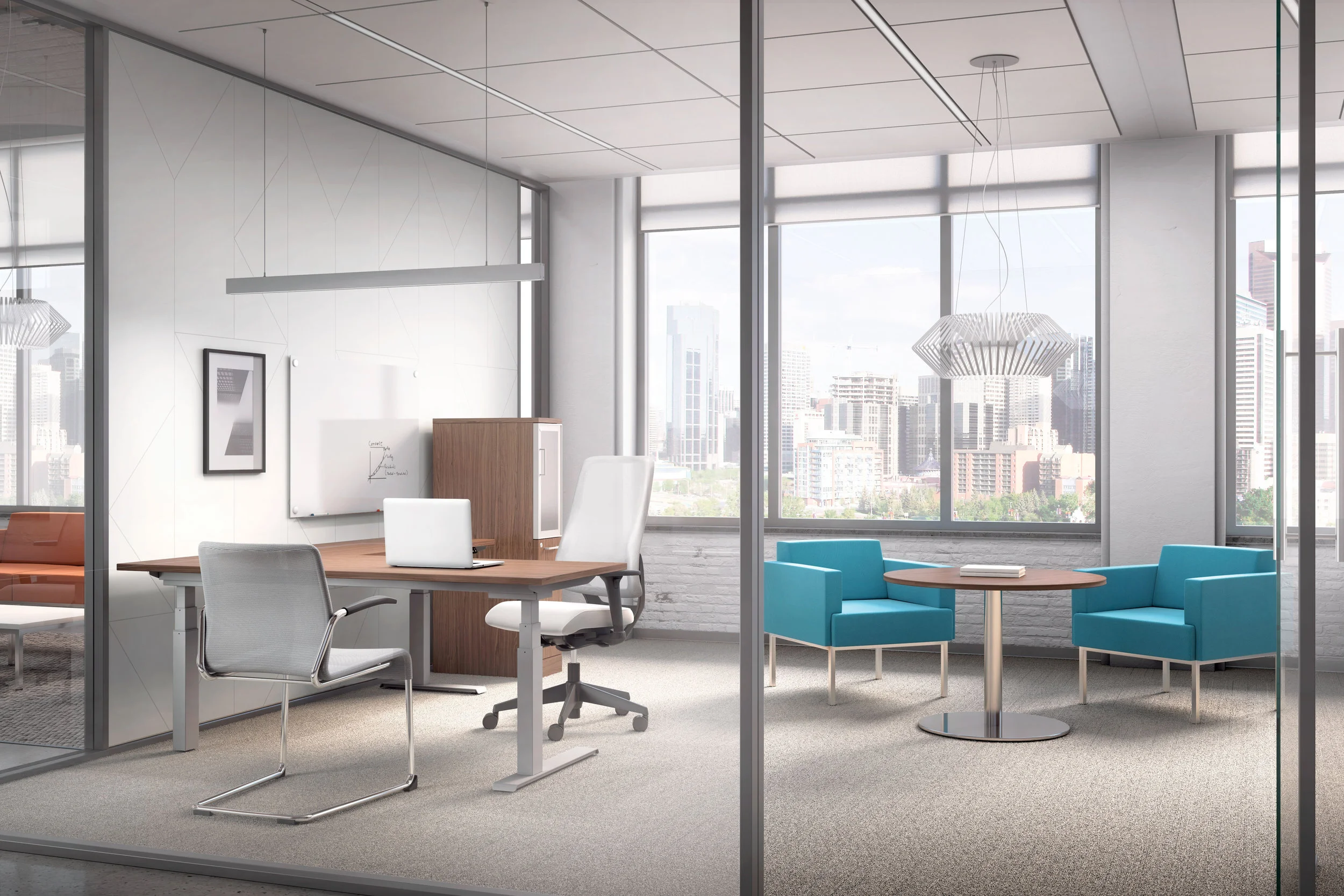 Global FreeFit Sit Stand Tables