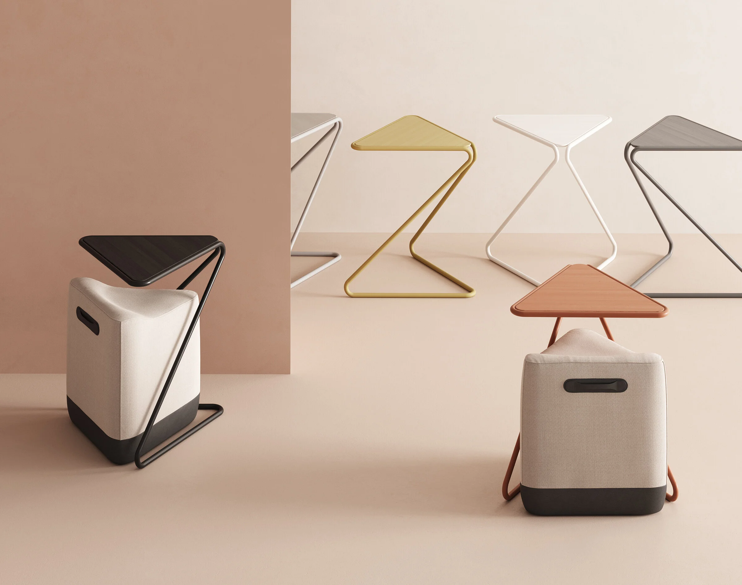 Introducing: ‘Ziggy’ Table &amp; Stool from Hightower