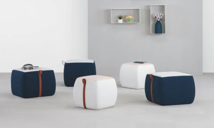 Introducing: Popover poufs by Chris &amp; Jon Panichella for Encore