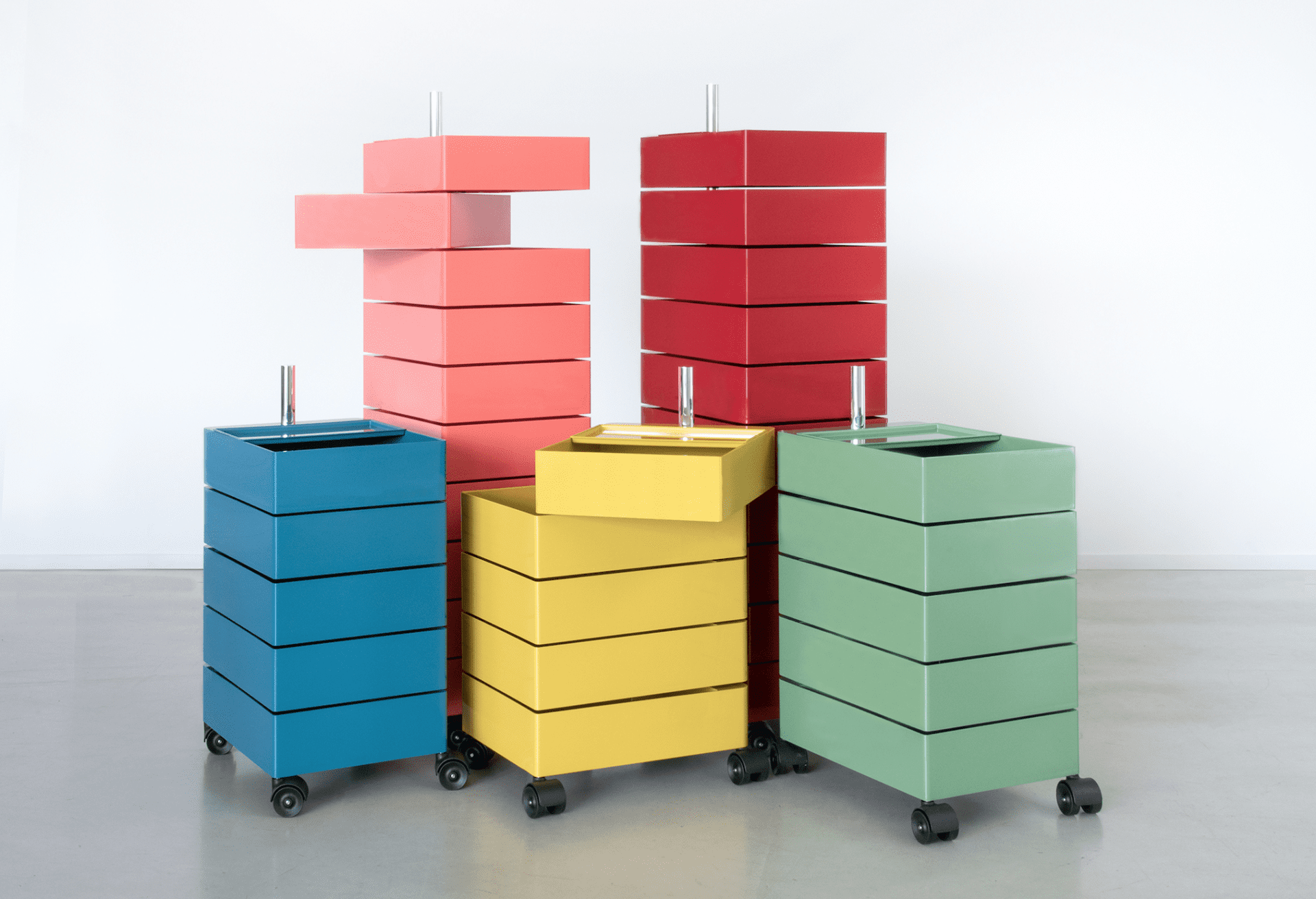 The 360° Container by Magis is a clever storage solution for compact spaces