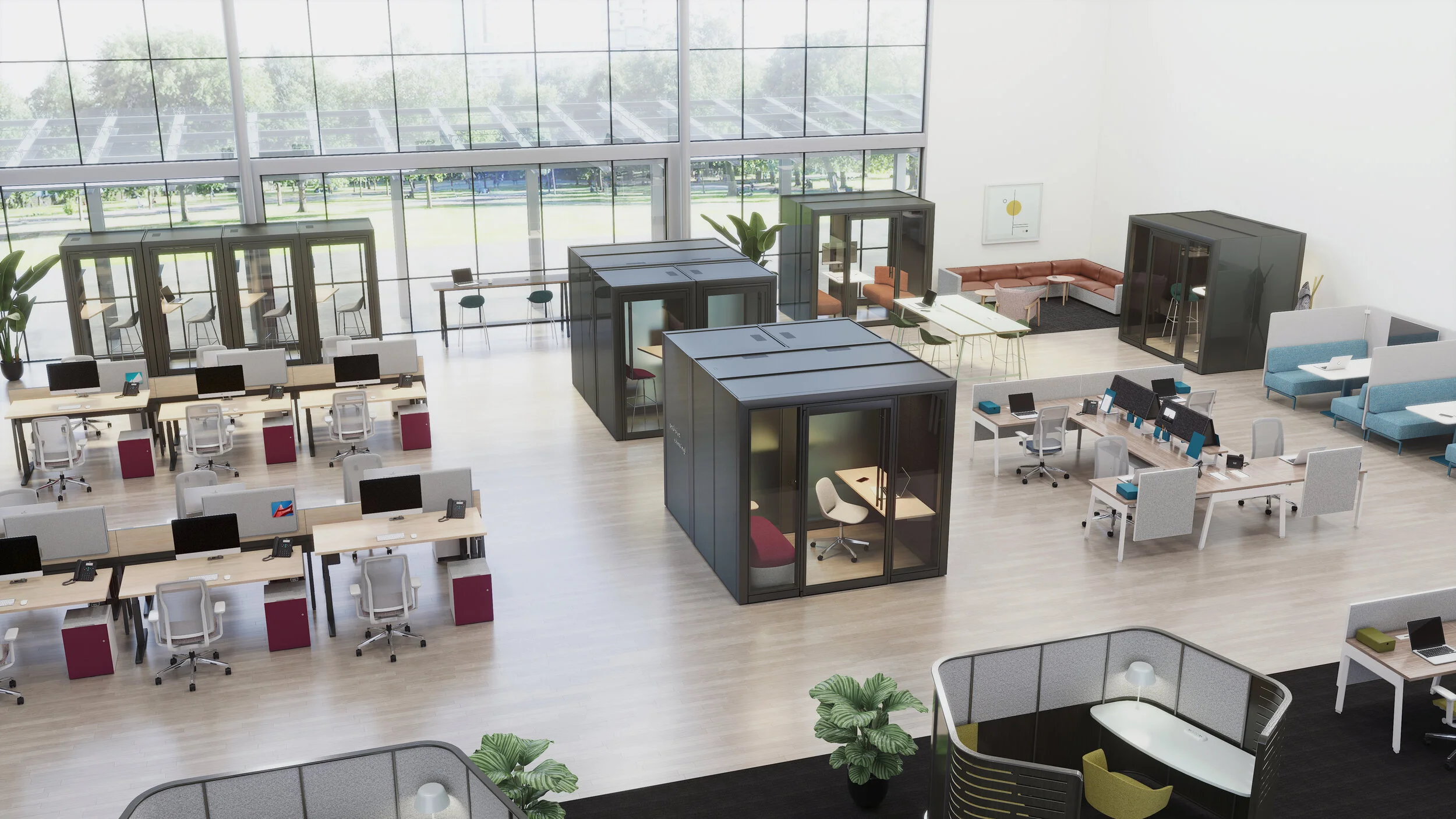 Teknion Introduces POD (Privacy on Demand)