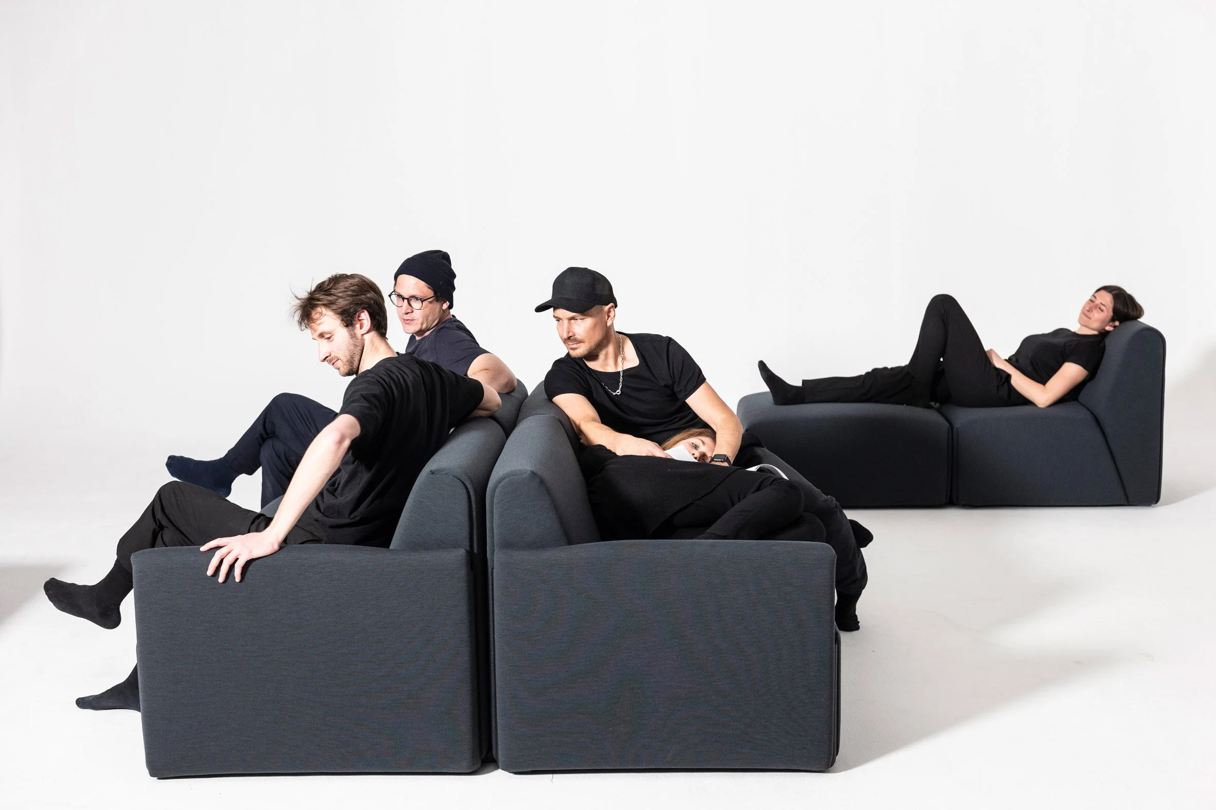 Stefan Diez's Costume sofa for Magis "rethinks the traditional sofa system"