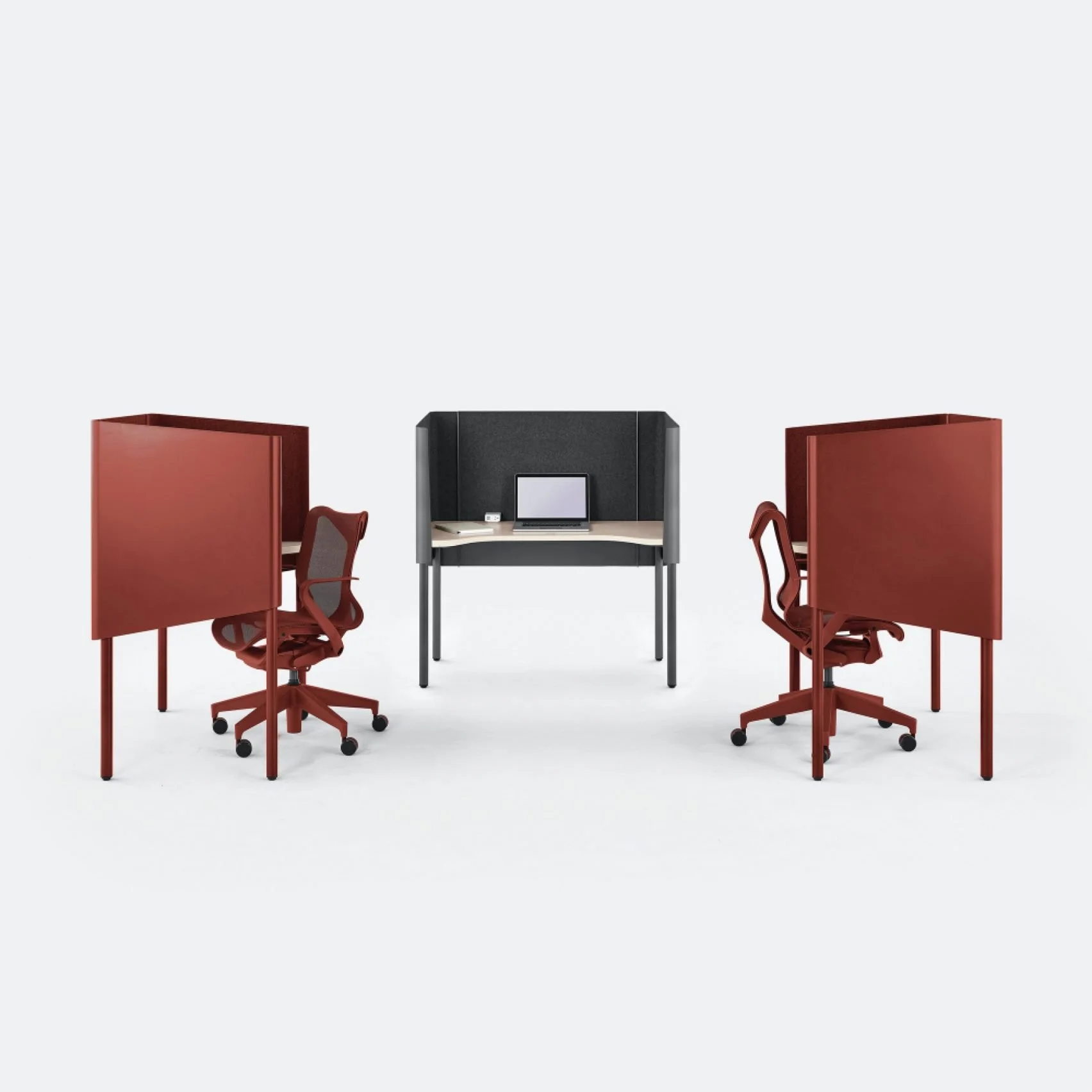 Industrial Facility creates desk for solo working in open-plan offices