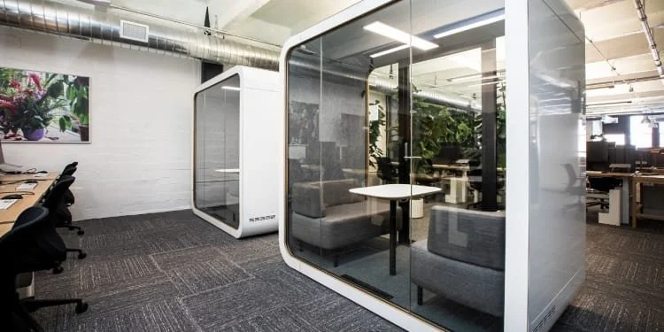 Hootsuite Introduces Bike Desks And Soundproof Meeting Pods To Its Office Space