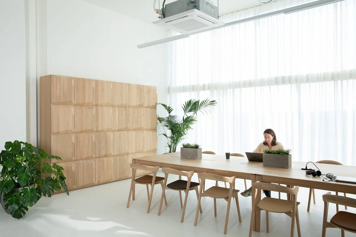 Ethnicraft Introduces the Oak Box Cowork Desk
