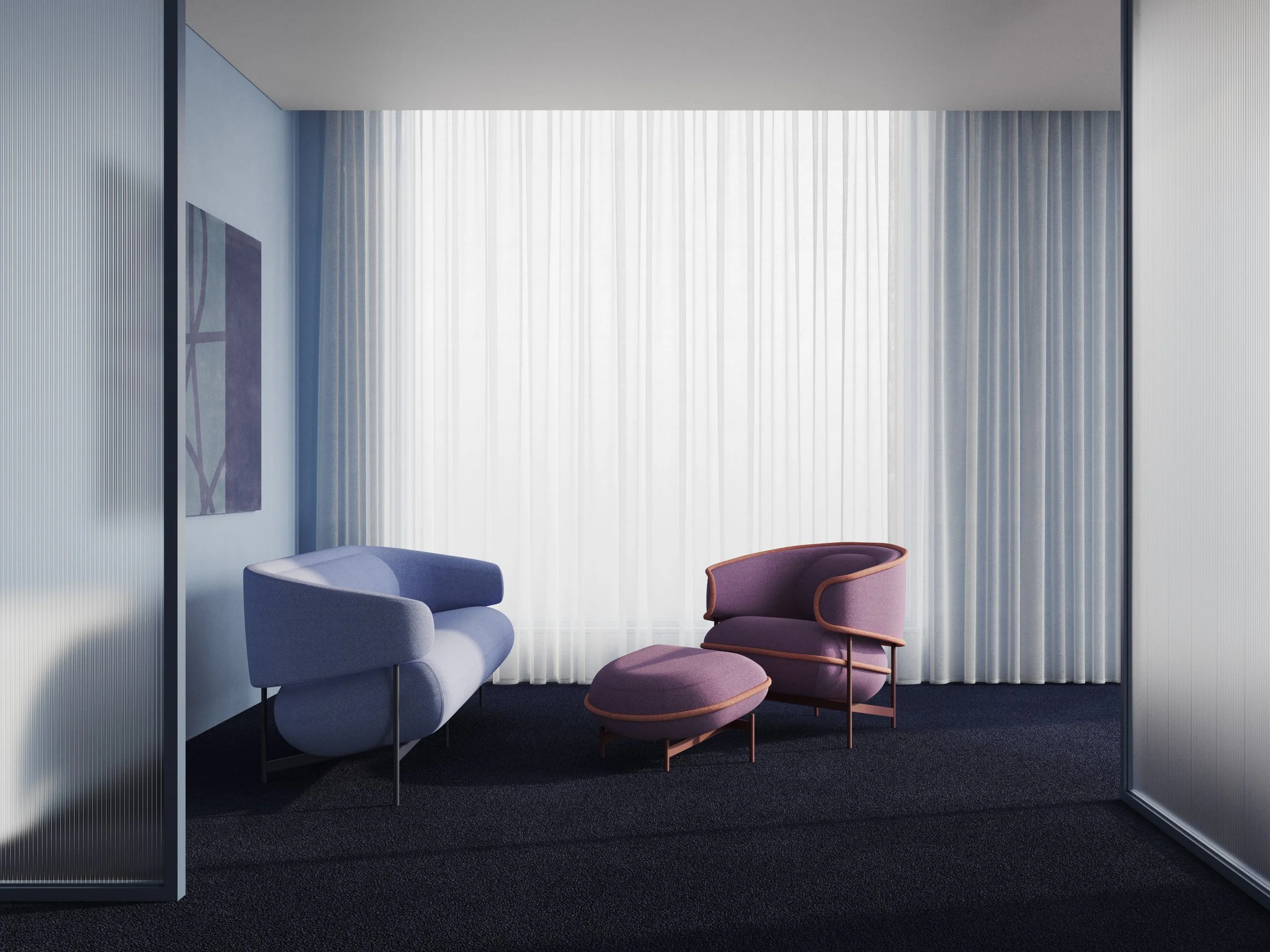 Introducing Flote, A New Lounge Collection by Hightower Studio | A Versatile, Comfortable Design for Socializing and Individual Work