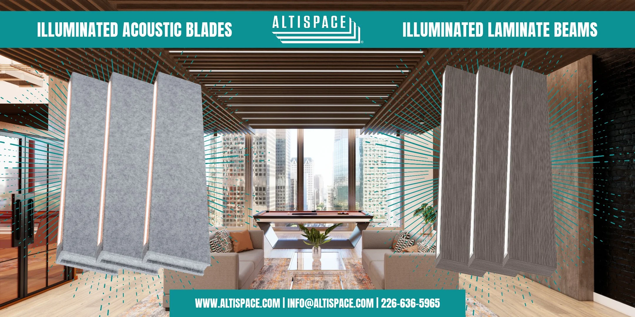 Altispace Transforming Environments with Acoustic Comfort and Aesthetic Brilliance