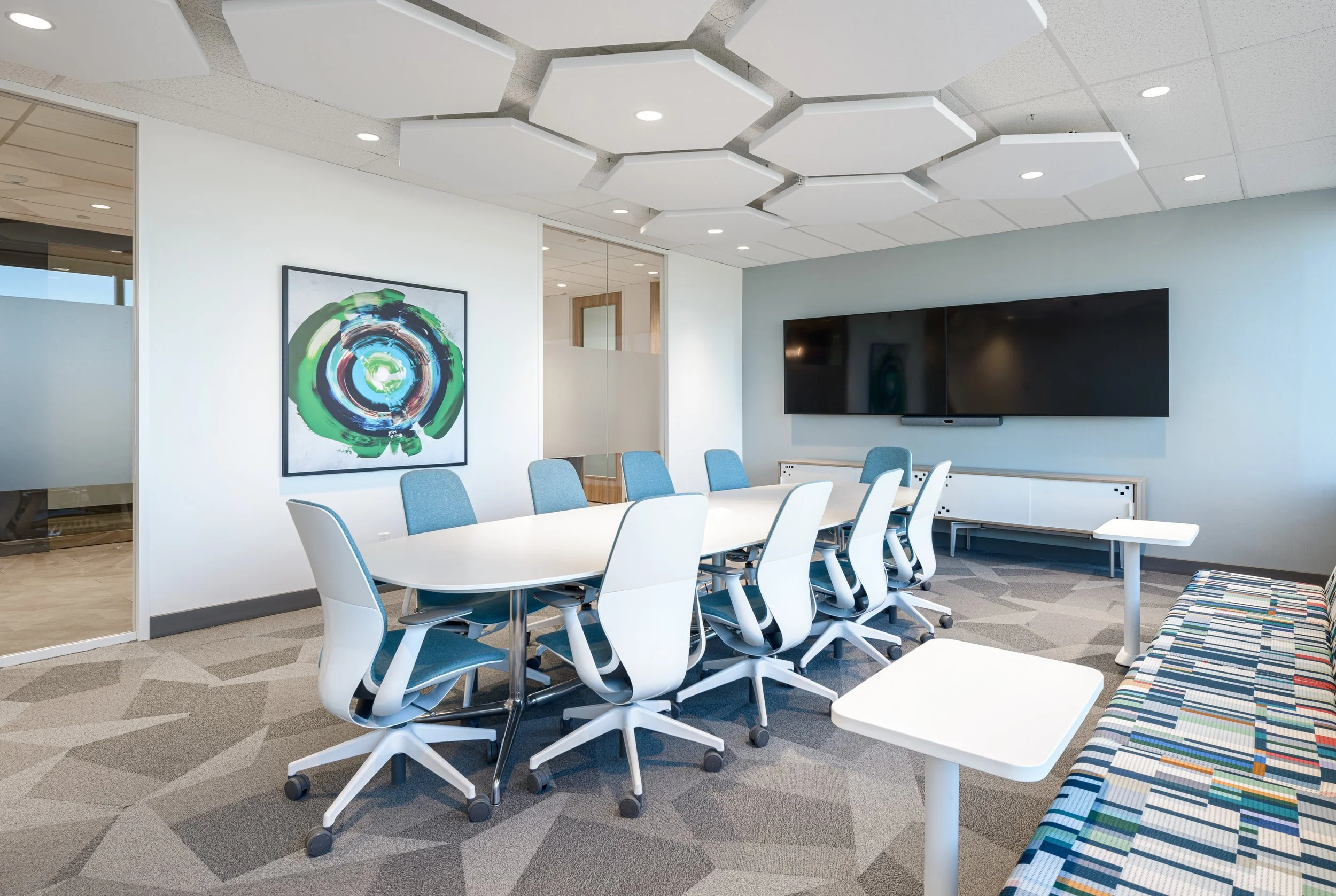 Altispace Ceiling Shapes Transform Hexagon’s Workspace in Mississauga, Ontario
