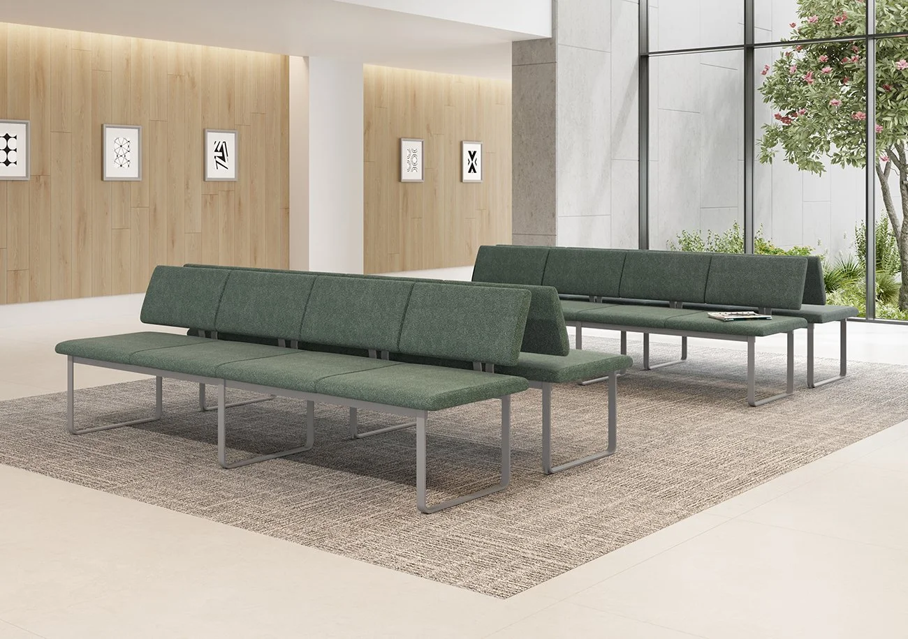 Arcadia’s Flipside Modular Benches are a Fusion of Simplicity and Adaptability