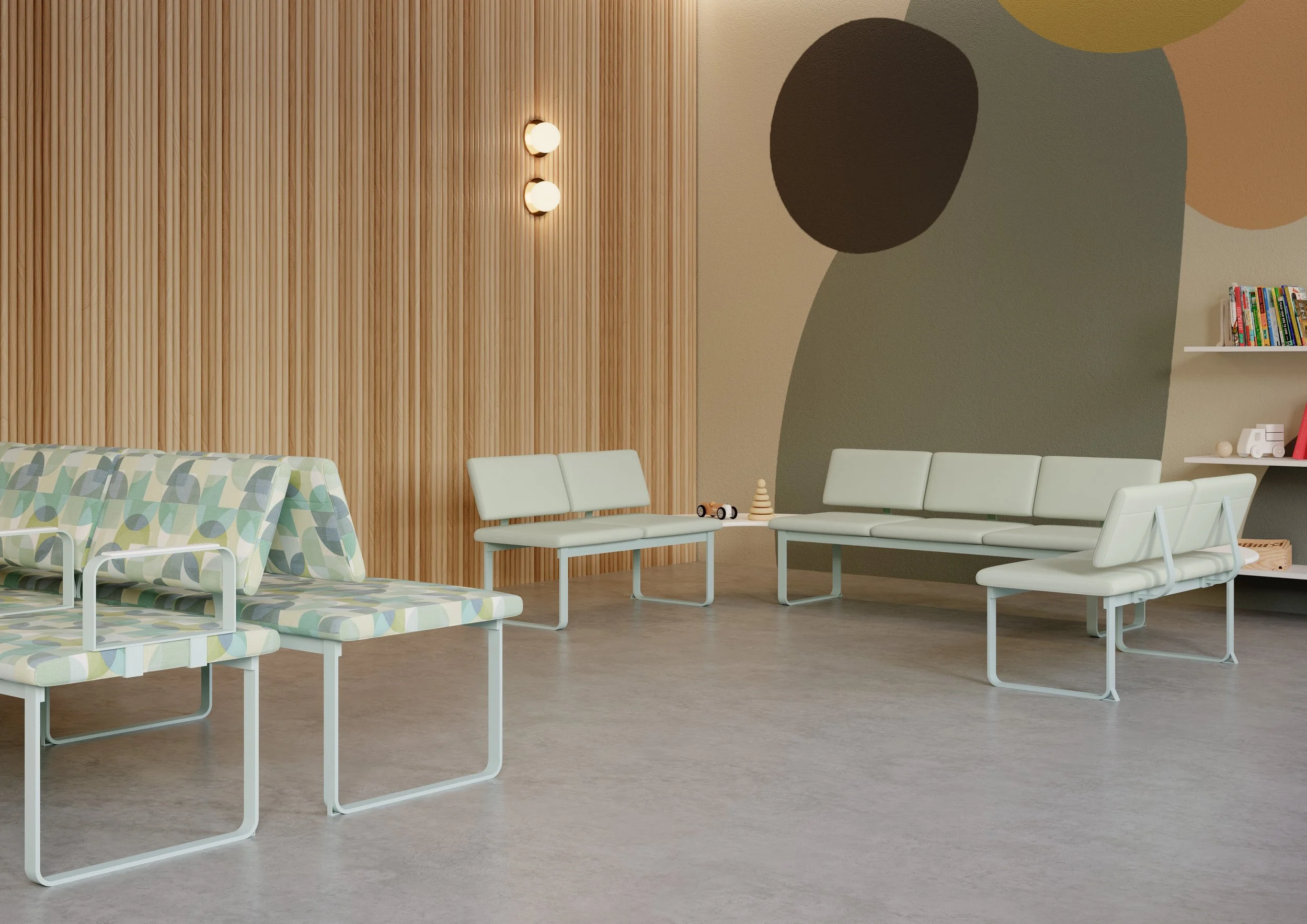 Arcadia Introduces Flipside Kids, A Playful Modular Bench Series Designed For Young Minds and Big Imaginations