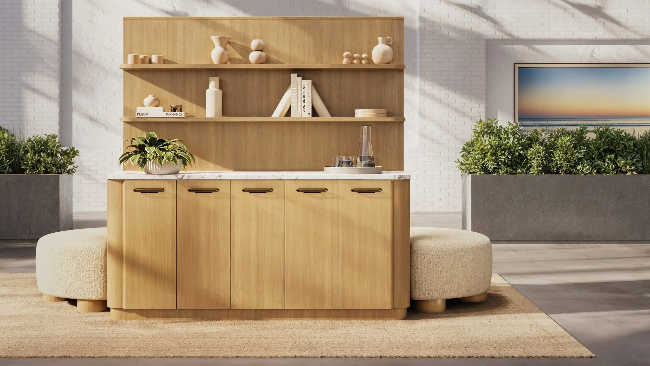 Studio TK Introduces Harbour with Hybrid Storage Seating and Tables