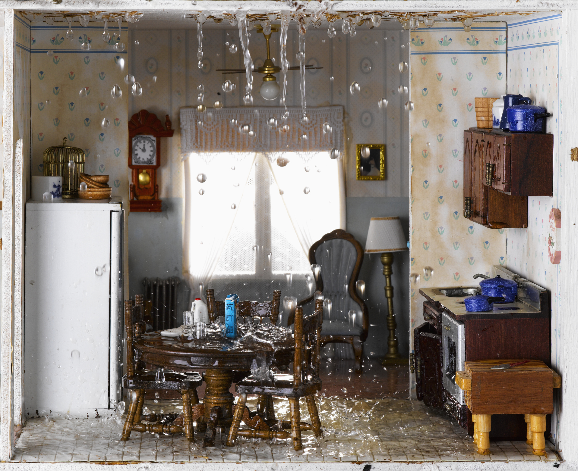 Water damage restoration is restoring a property that has been impaired by water to a state in which there is minimal remaining damage. This process is achieved with advanced equipment to remove any wetness causing harm to the property. Our crew will be thorough in verifying that the property has been restored by examining the temperature, moisture, and humidity content. We take pride in providing quality service to ensure that any further issues in the future may be prevented. Damage to a property can be caused by numerous reasons such as, flooding and storm damage, leaking appliances, water heaters, plumbing, etc. More cases include, overflowing toilets, bathtubs and sinks, flooded basements, tornadoes and thunderstorms, hurricanes and tropical storms, sewage backups, and flooding from fire fighting efforts. Something as small as kicking dropped ice under the fridge can even cause damage to some structures. Water restoring is determined by 3 different areas that include, the amount of property that is affected by damage, the degree of contamination, and replacement costs vs. restoration costs. There are 3 issues that water damaged locations will be experiencing. The first is the financial burden of dealing with the damage. If the location is being used as a business, then business interruption can be an unfortunate issue. Lastly, health risks can also affect anyone in the building due to mold or contaminated water.